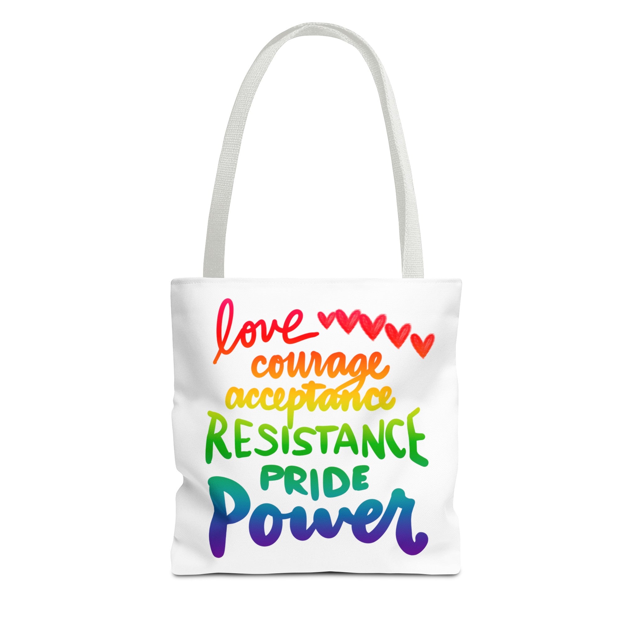 LOVE COURAGE ETC Tote Bag (AOP)