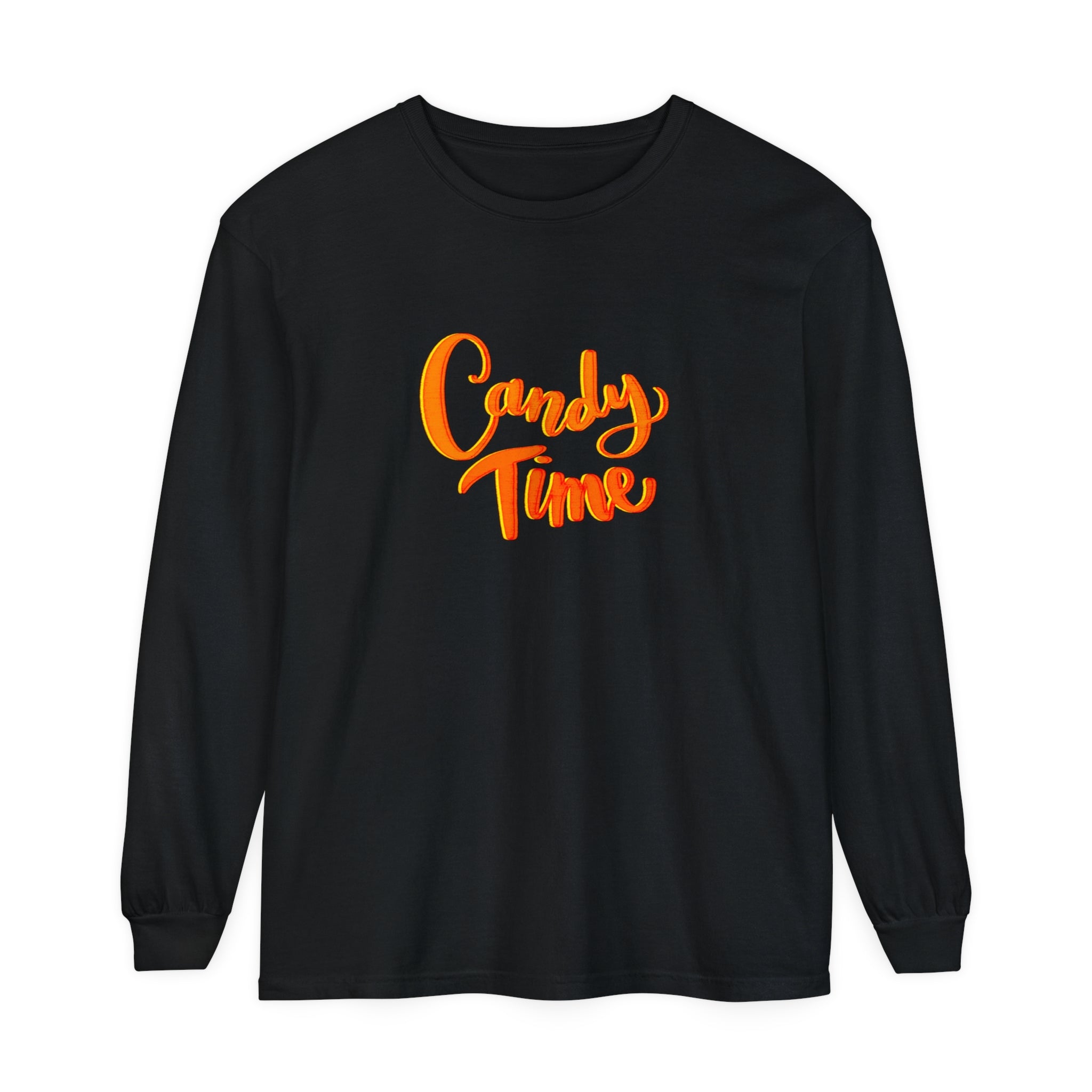 CANDY TIME Unisex Garment-dyed Long Sleeve T-Shirt