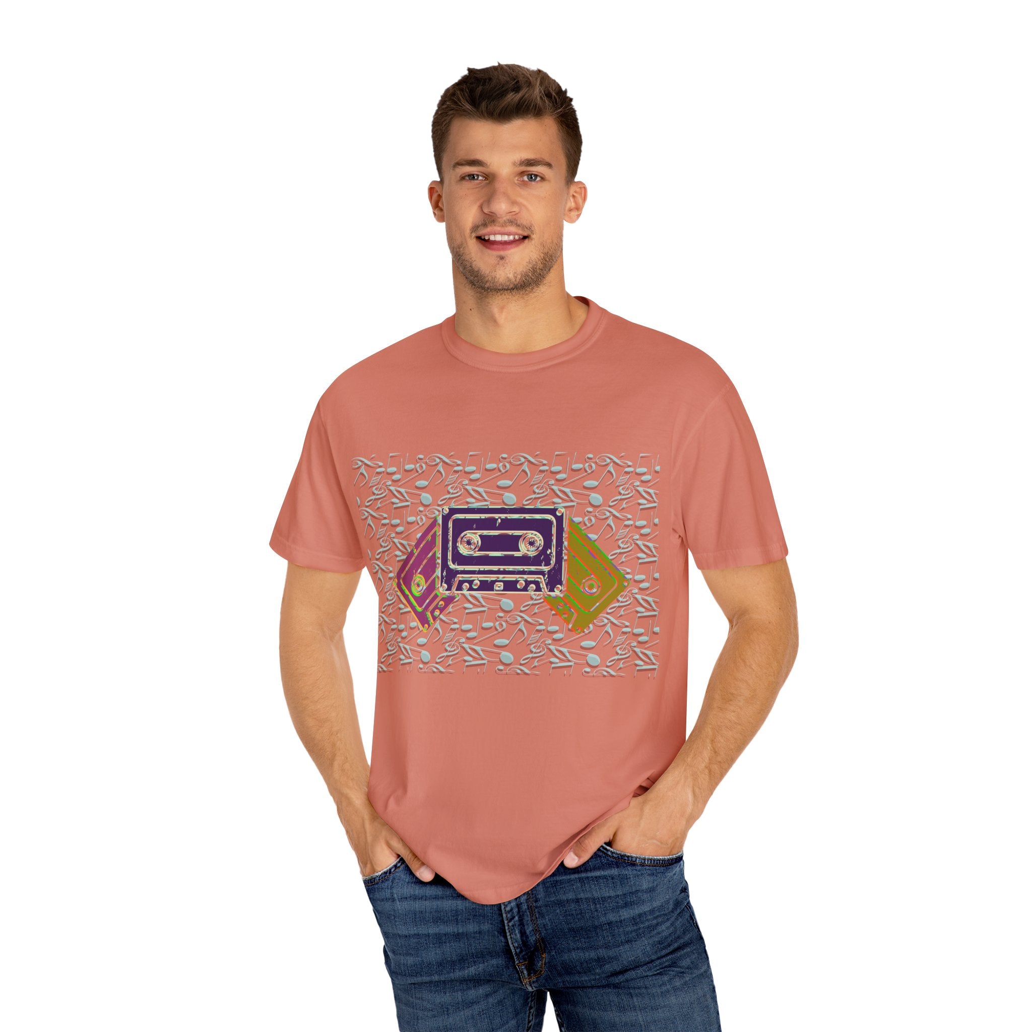 Cassette Tapes Garment-Dyed T-shirt