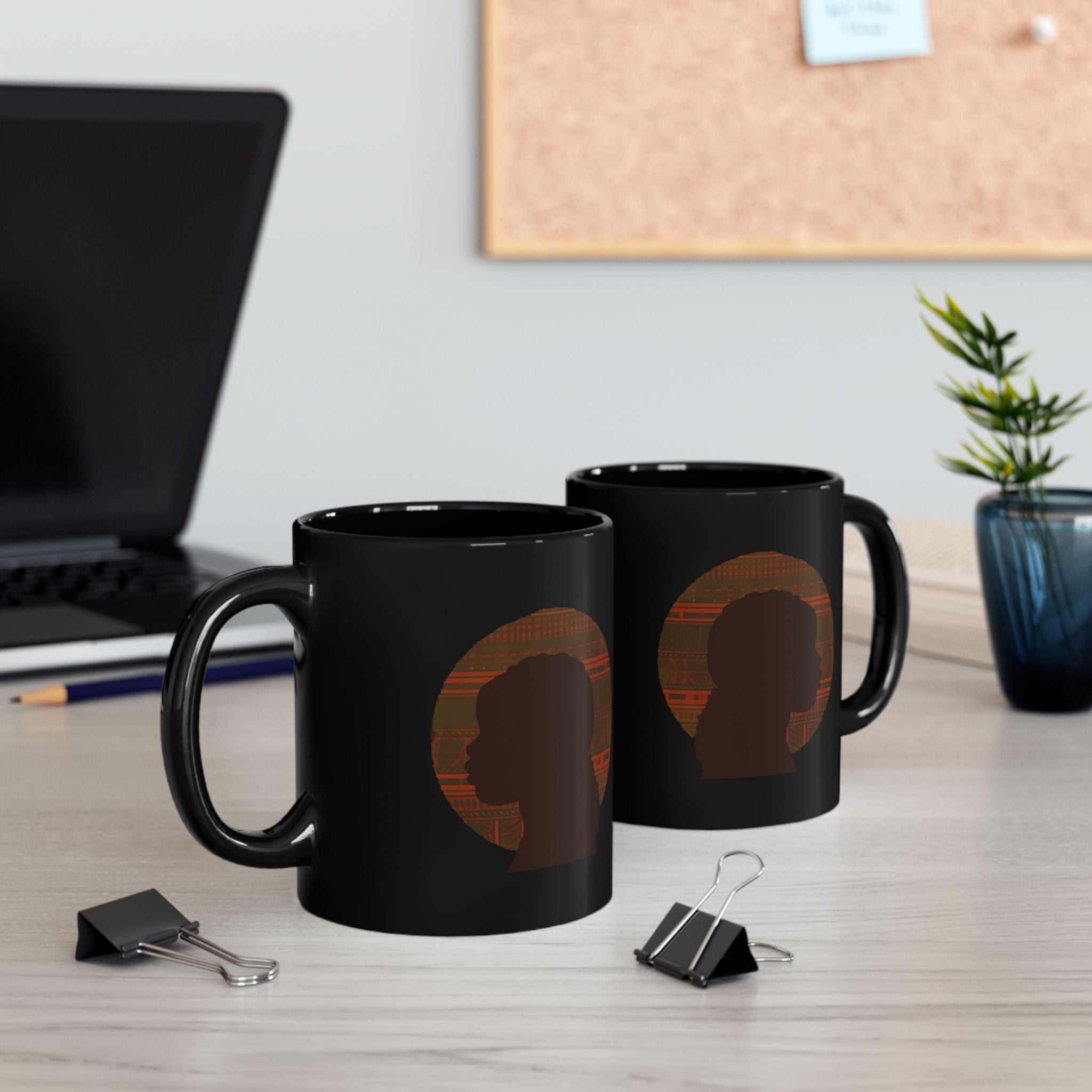 Africana Mug — Profile Black Coffee Cup