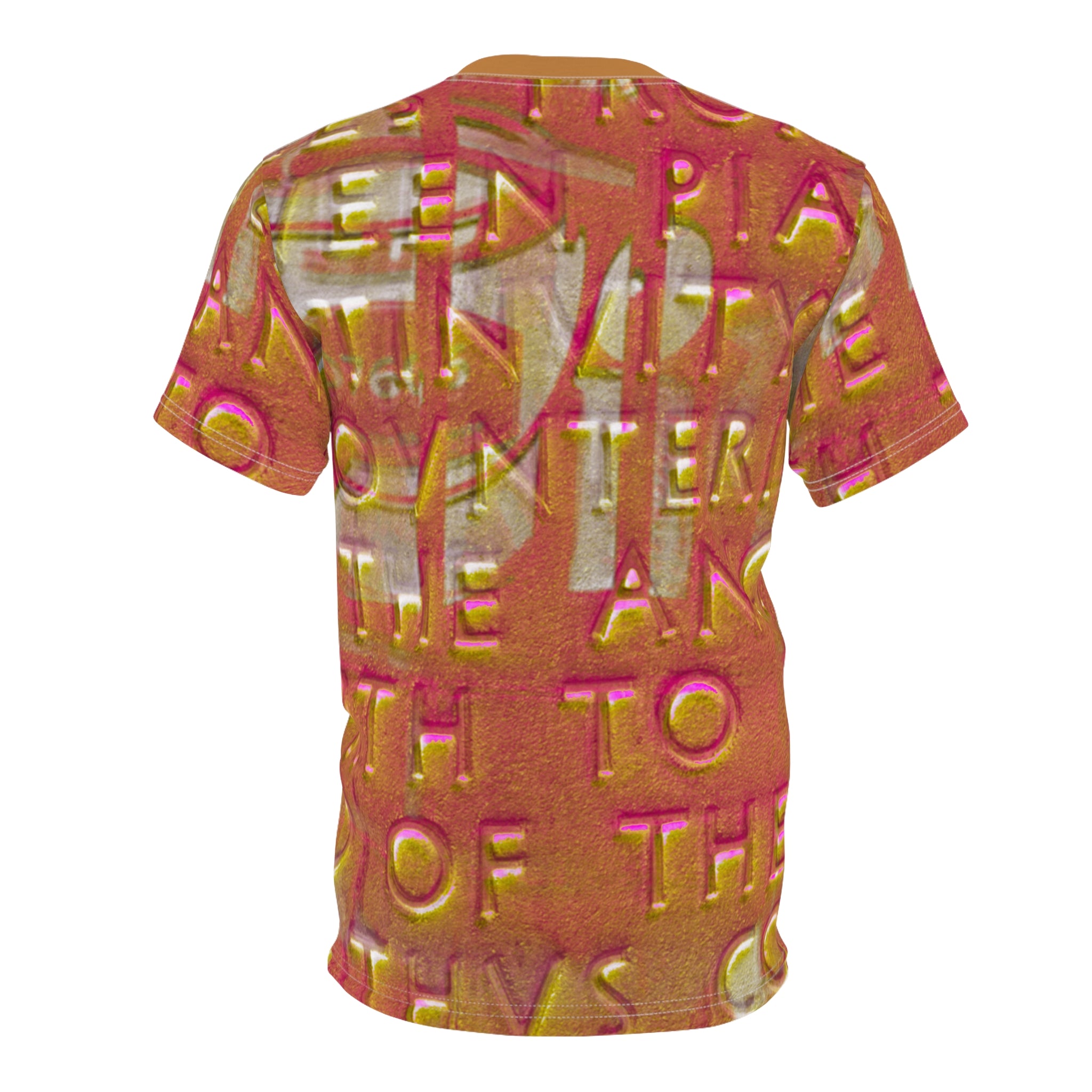 Vibrant Graphic Tee - Inspirational Quote Style