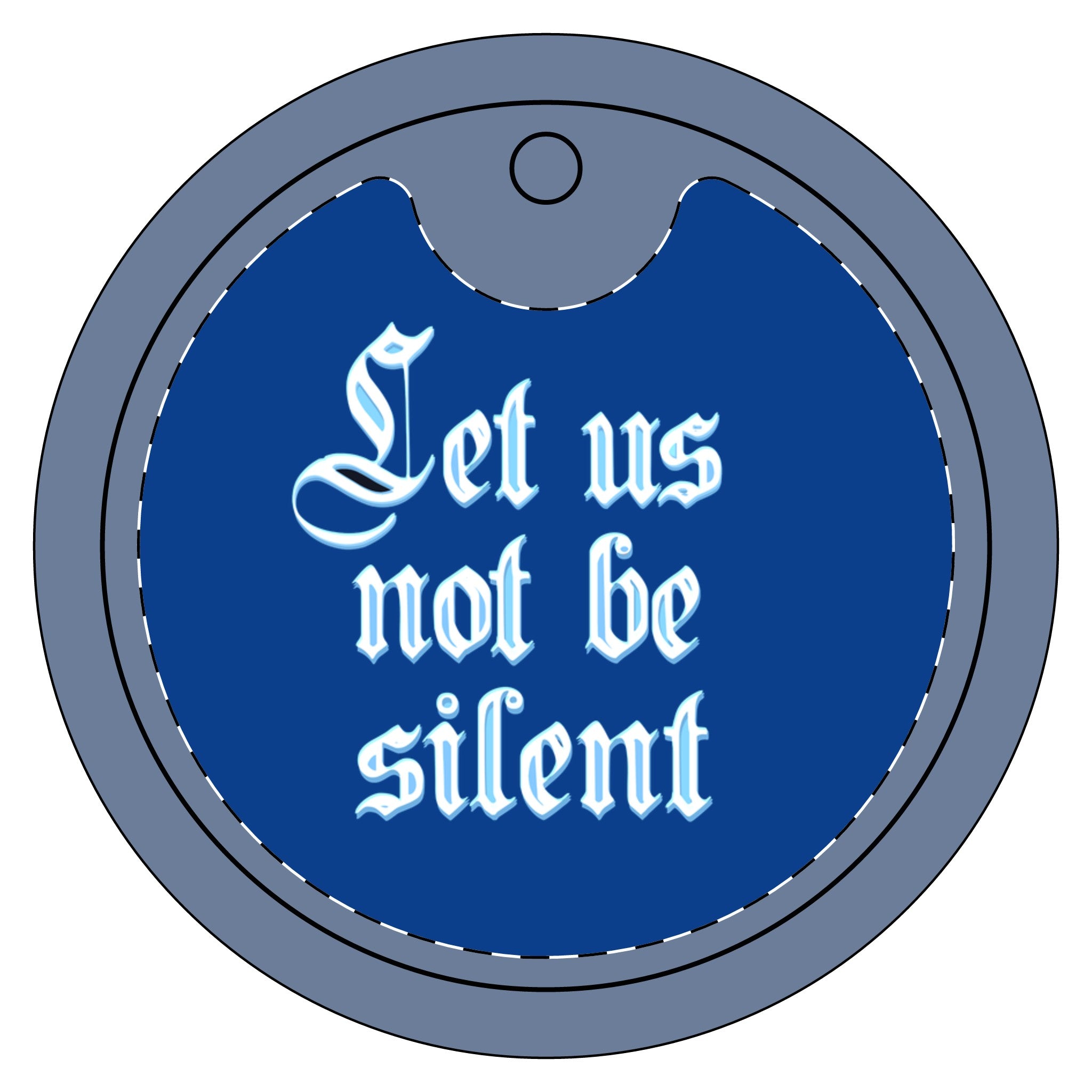LET US NOT BE SILENT Ceramic Ornaments, 2-Side Print
