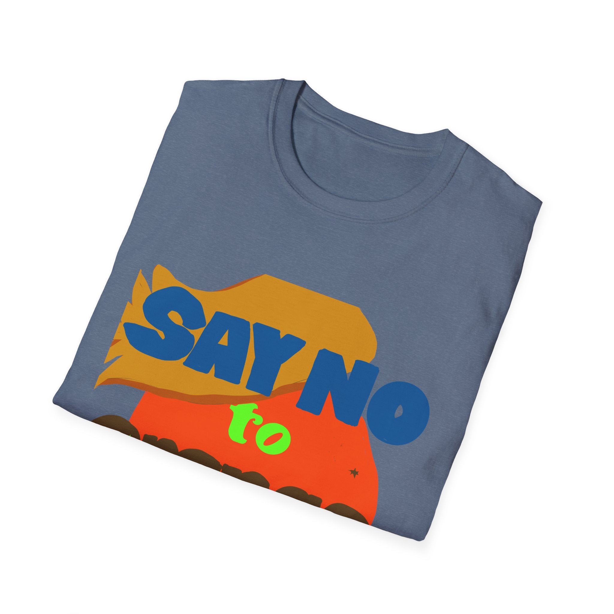 ORANGE FOOLIUS HAND-DRAWN TEE