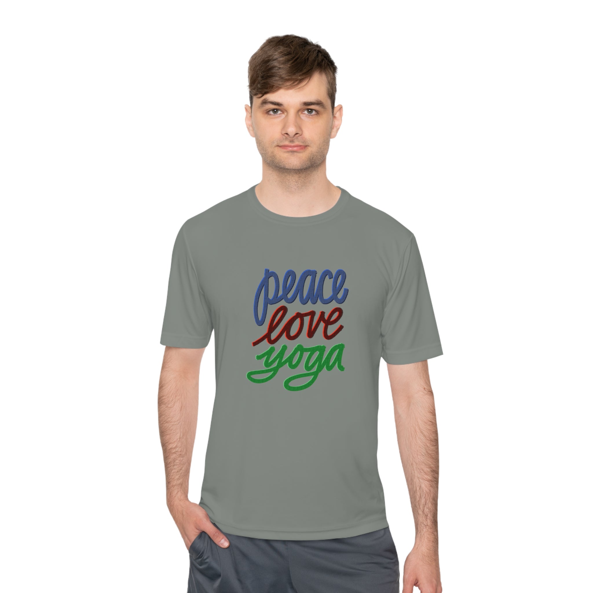 PEACE LOVE YOGA Moisture Wicking Tee