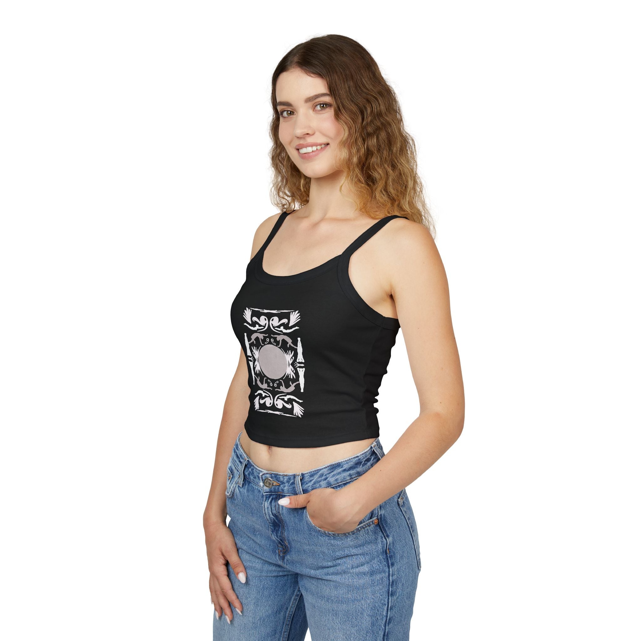 Chic Women's Spaghetti Strap Tank Top - Casual Summer Wear, Beach Vacation, Festival Outfit, Gift for Her, Comfortable Essentials