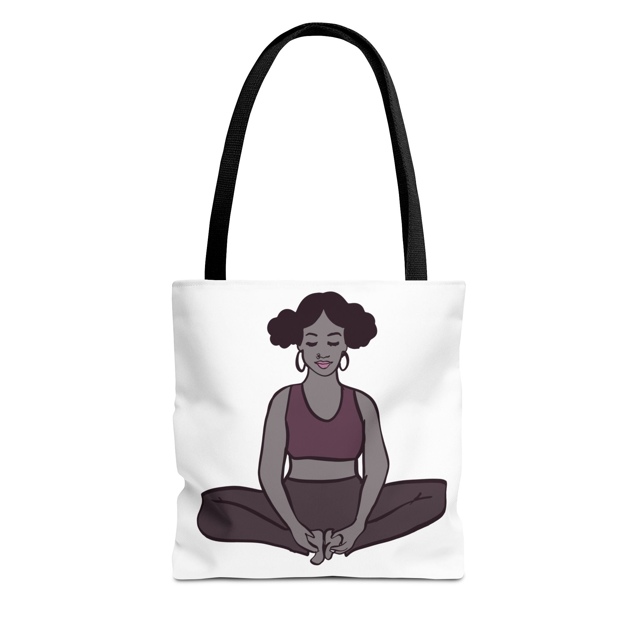 Mindfulness Tote Bag - Yoga Design for Calm & Zen