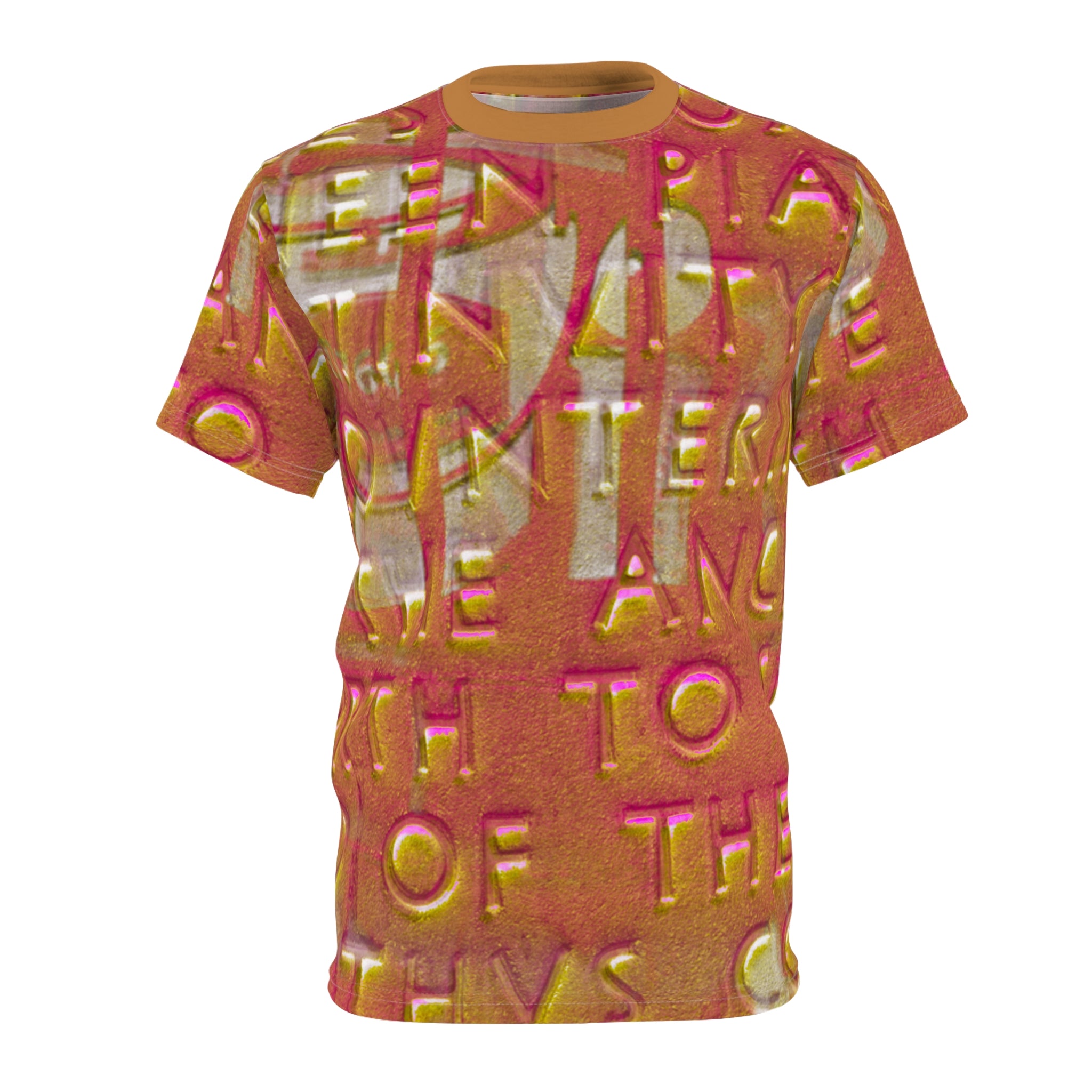 Vibrant Graphic Tee - Inspirational Quote Style