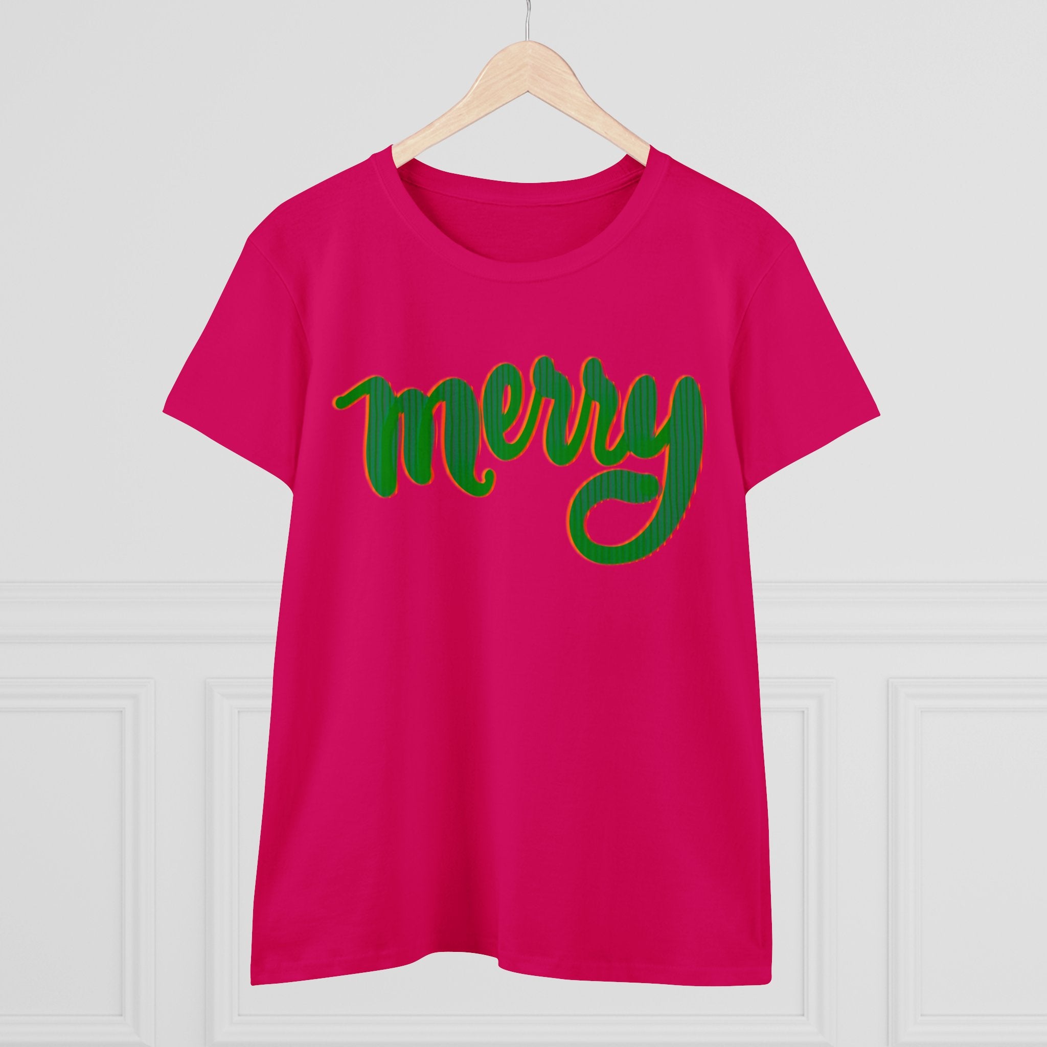 MERRY Women's Midweight Cotton Tee