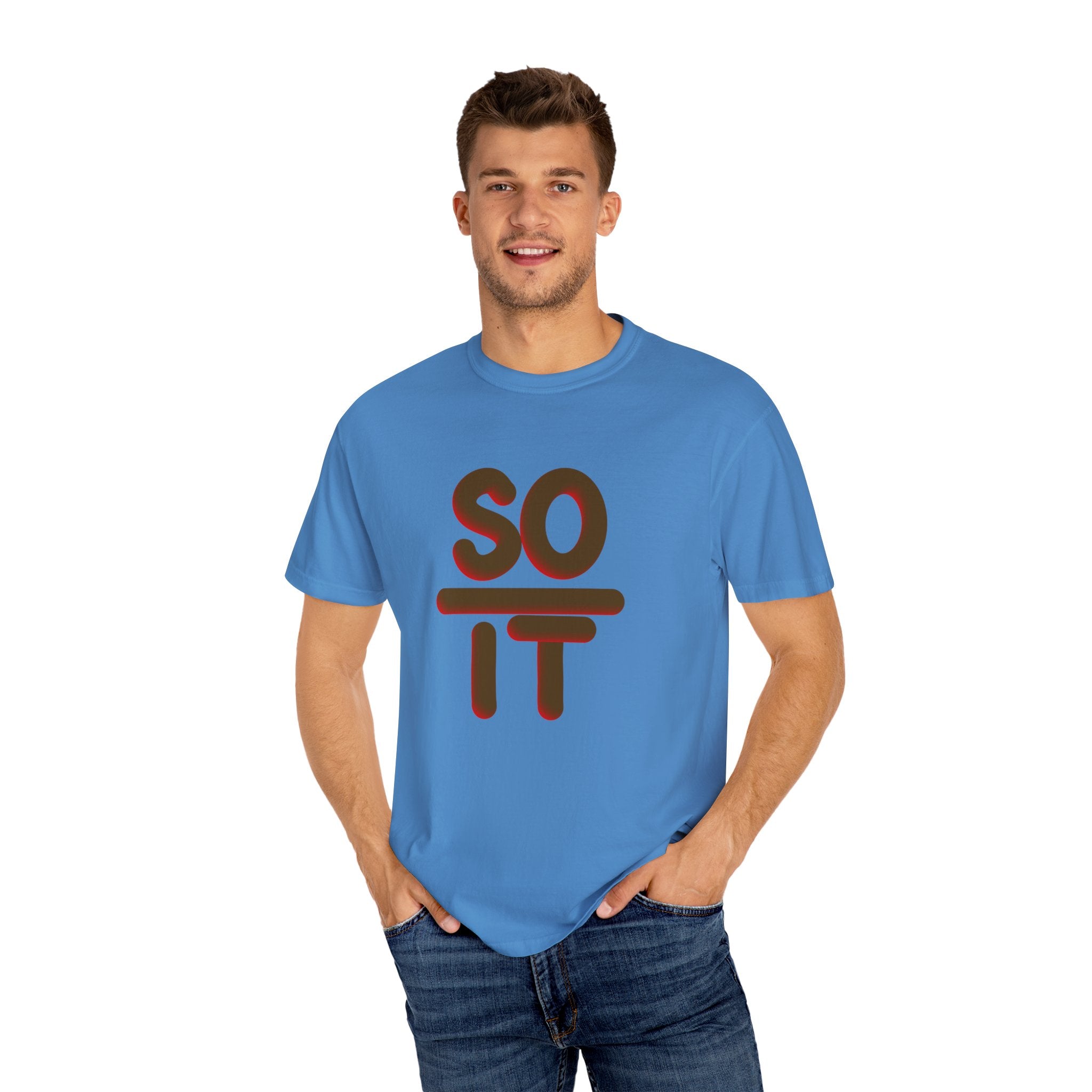 SO OVER IT Unisex Garment-Dyed T-shirt