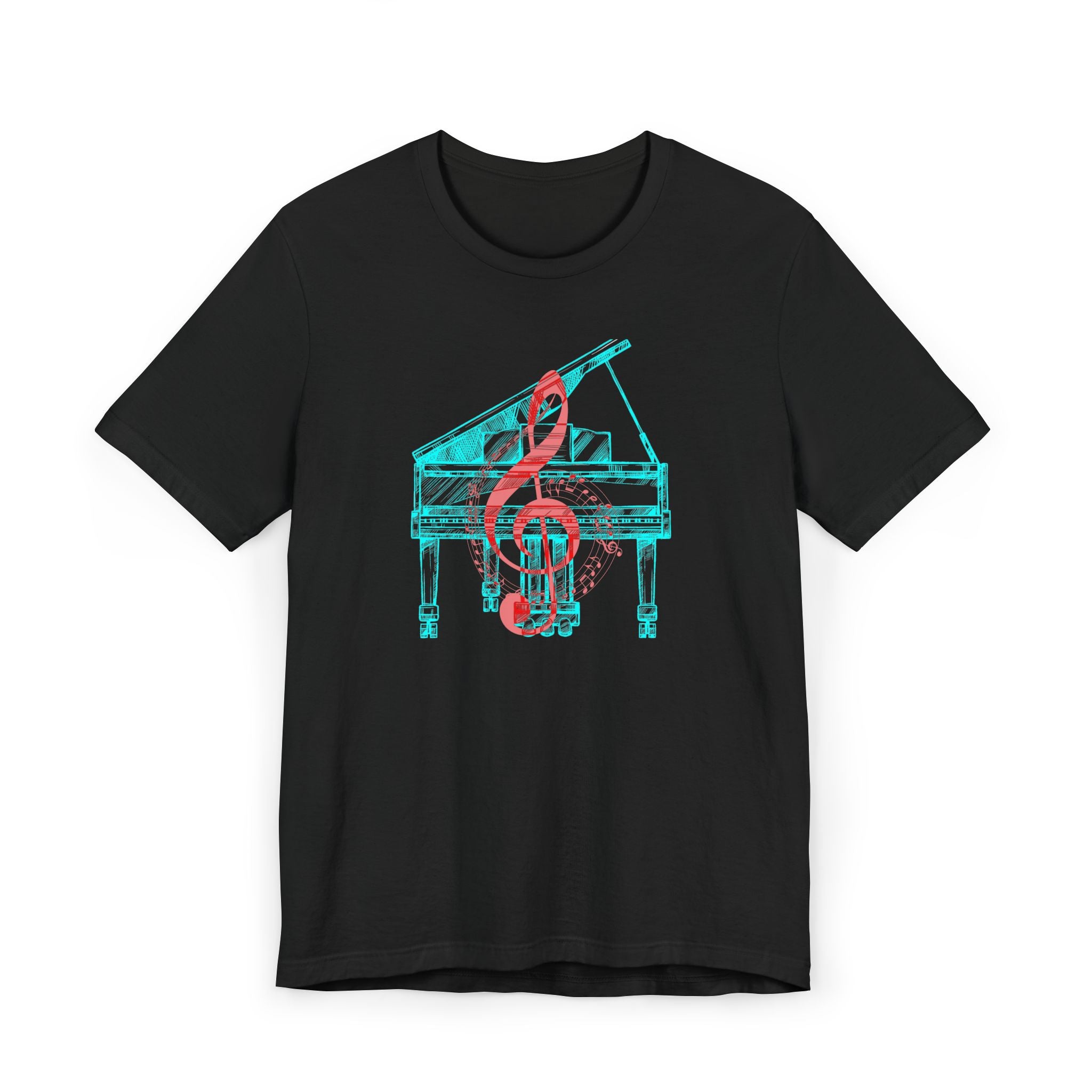 Upright Piano Jersey T-Shirt
