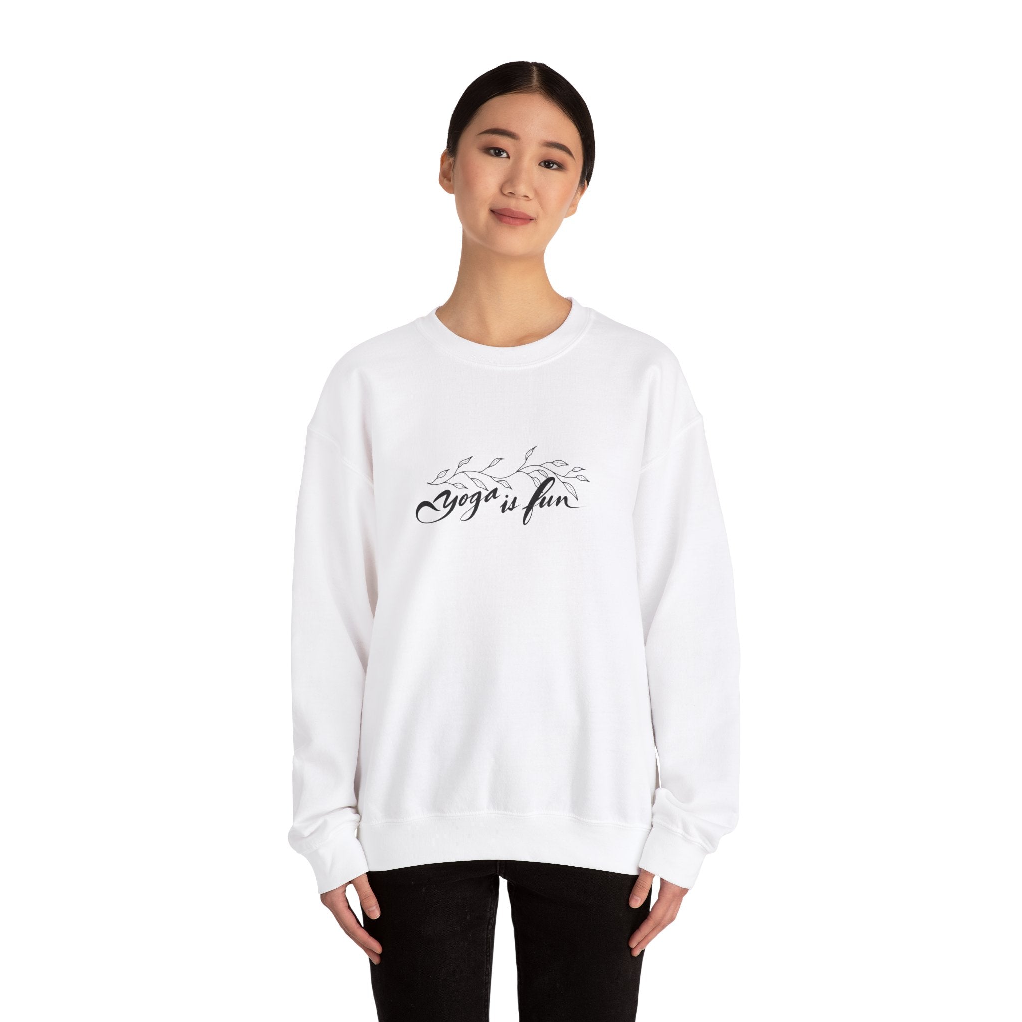 Yoga is Fun Unisex Heavy Blend™ Crewneck Sweatshirt
