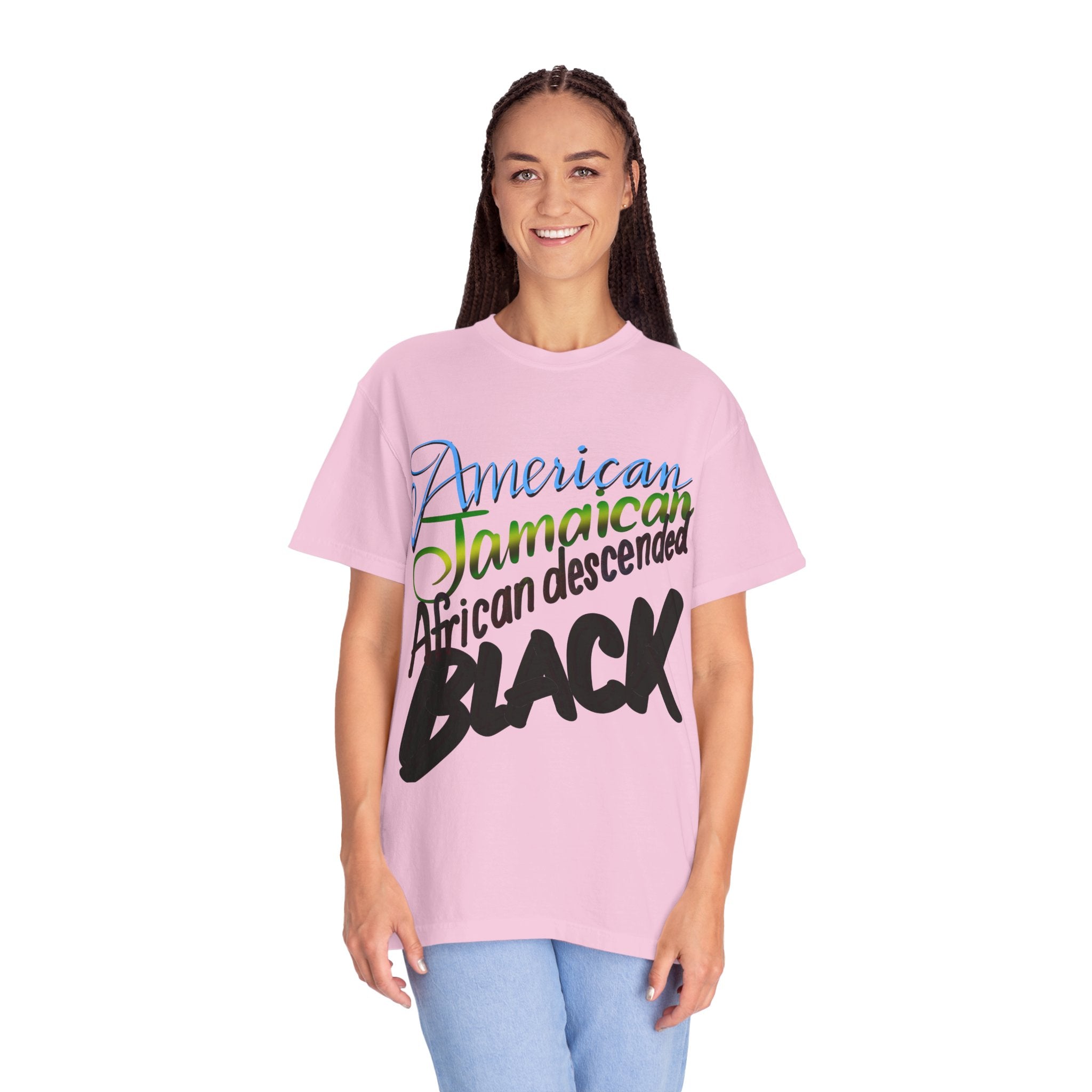 AMERICAN/JAMAICAN etc Unisex Garment-Dyed T-shirt