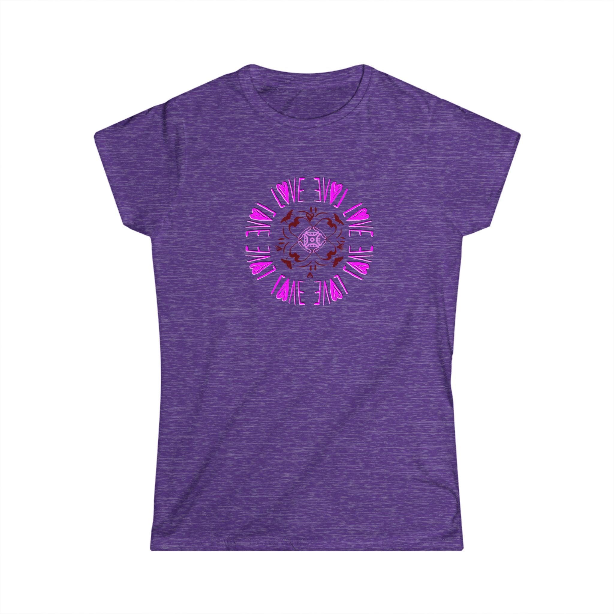 Women's Tee — Hand-drawn 'Love' Mandala Graphic