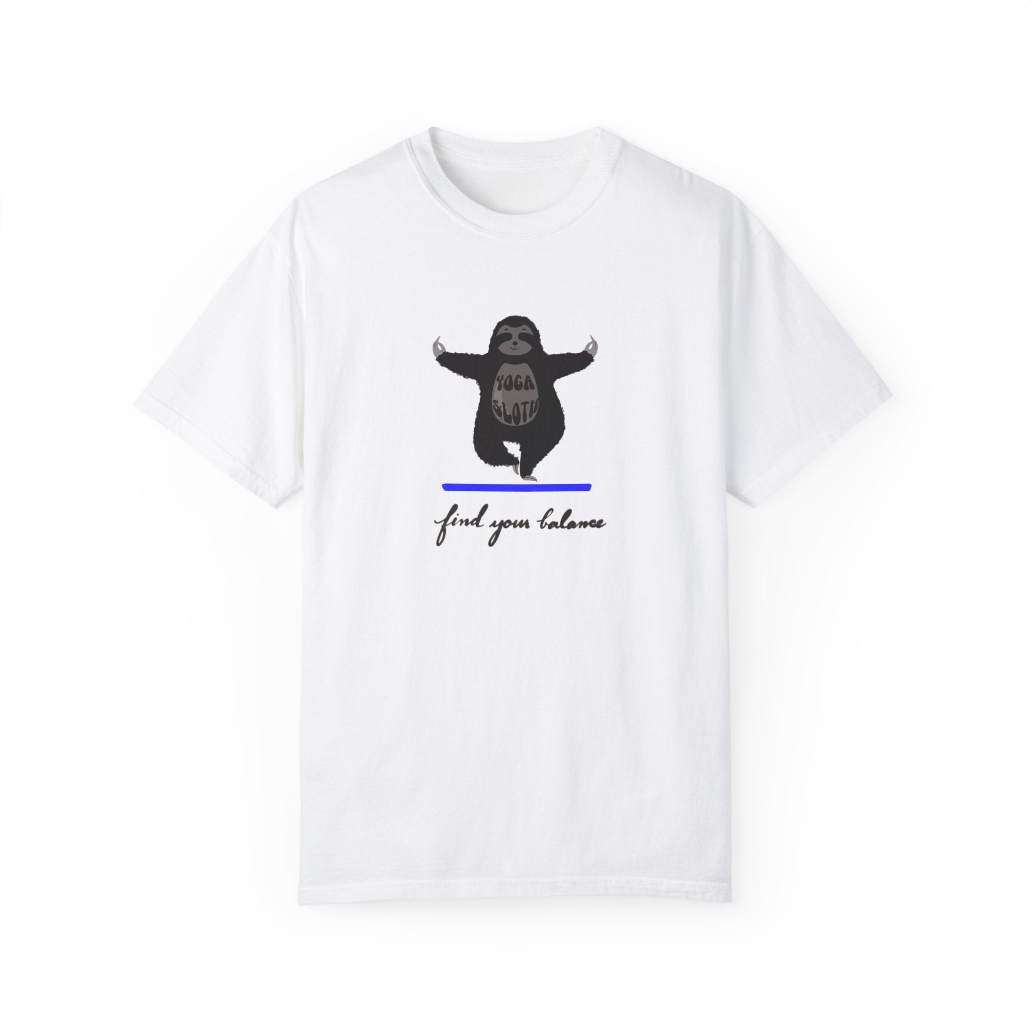 YOGA SLOTH Unisex Garment-Dyed T-shirt