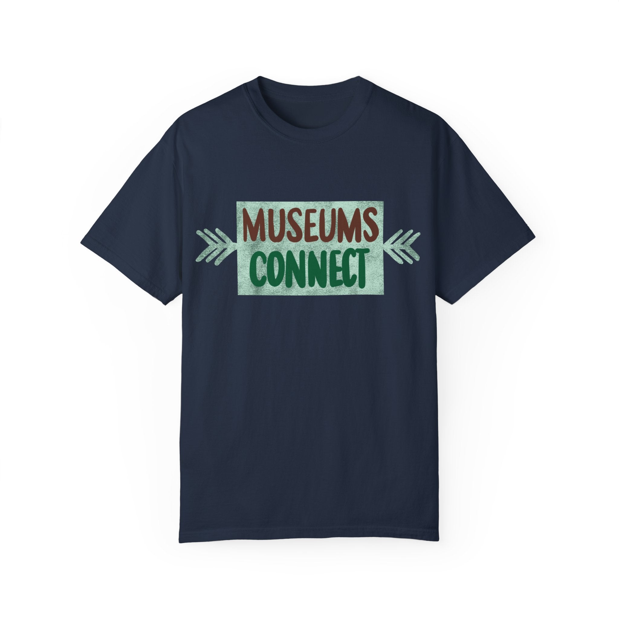 MUSEUMS CONNECT Unisex Garment-Dyed T-shirt