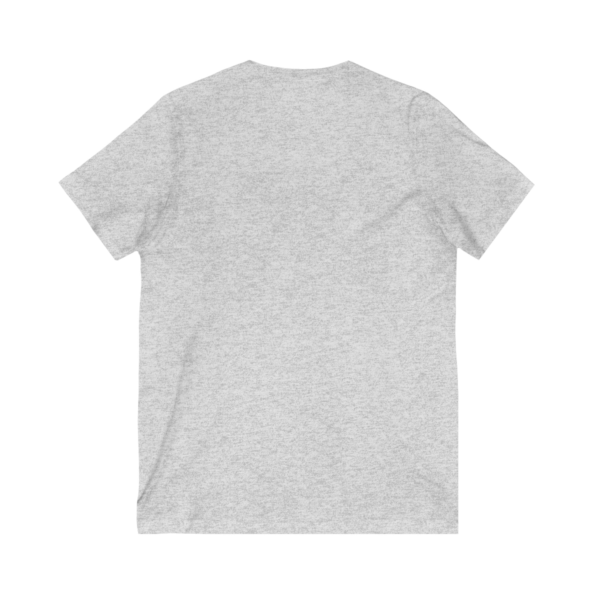 Floral V-Neck Tee - Vibrant Spring Design for Casual Wear