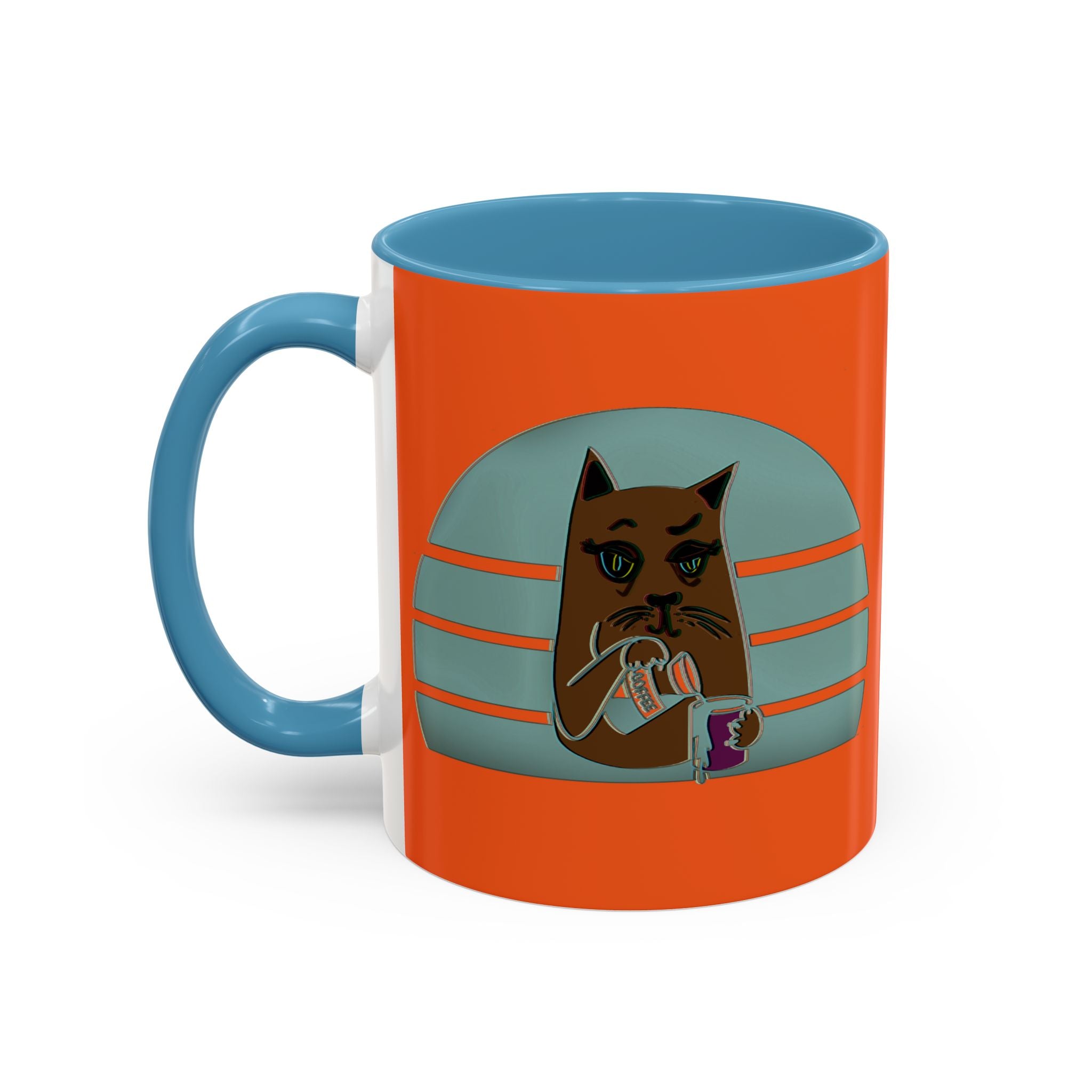 Mug - MEH Cat Accent Mug 11 oz - Funny Beverage