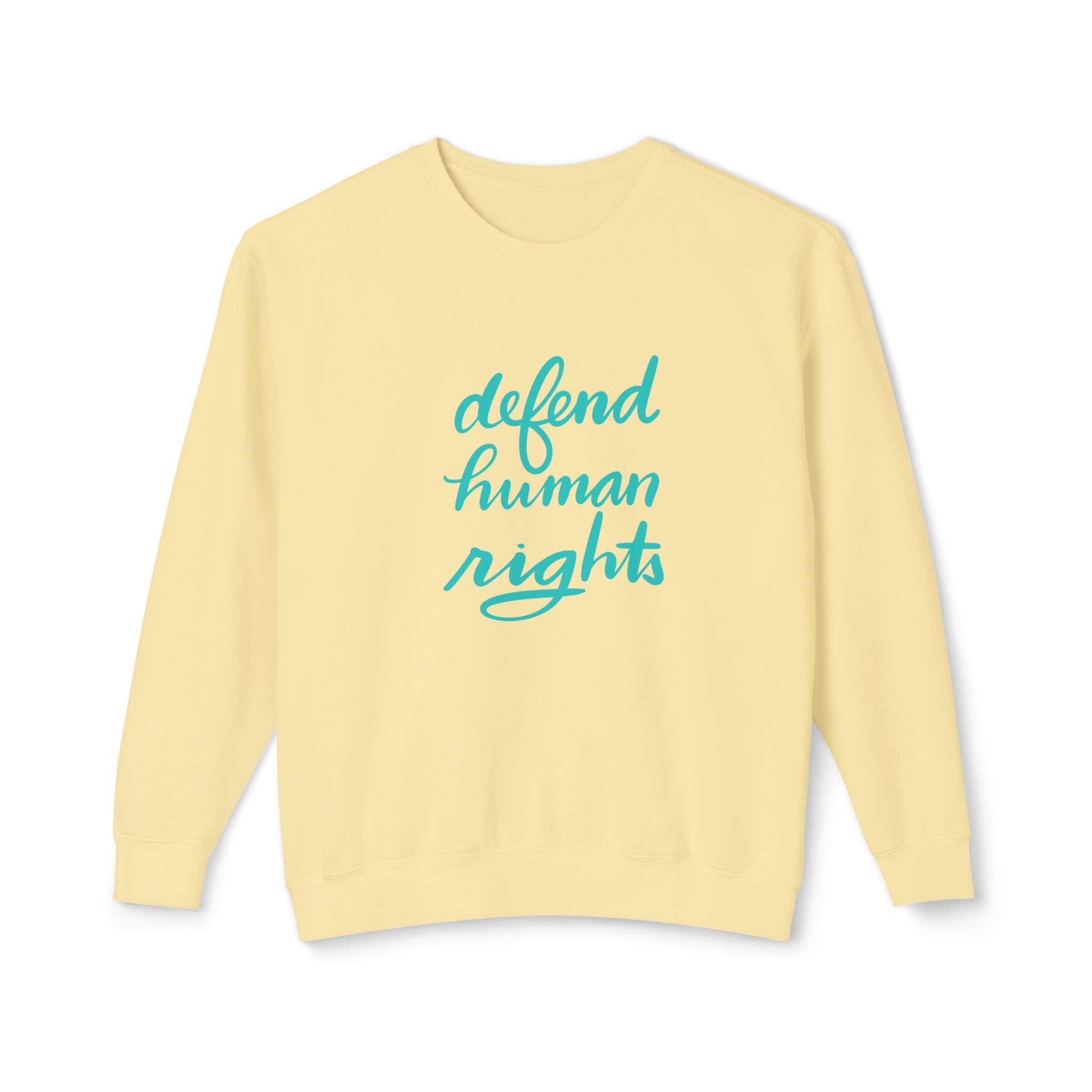 Defend Human Rights Crewneck Sweatshirt
