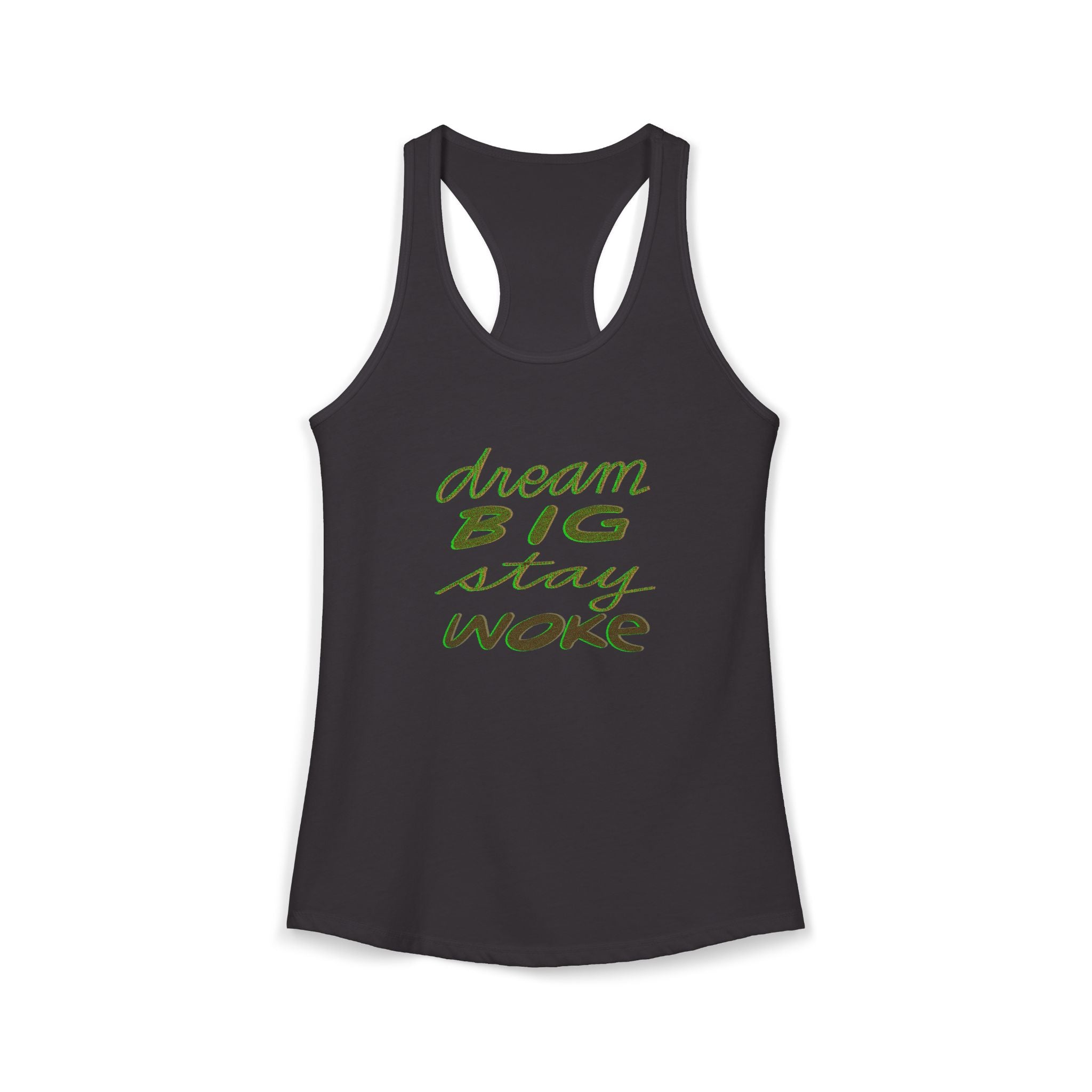 Socially Conscious Handwritten Racerback Tank — Women's Tank Top