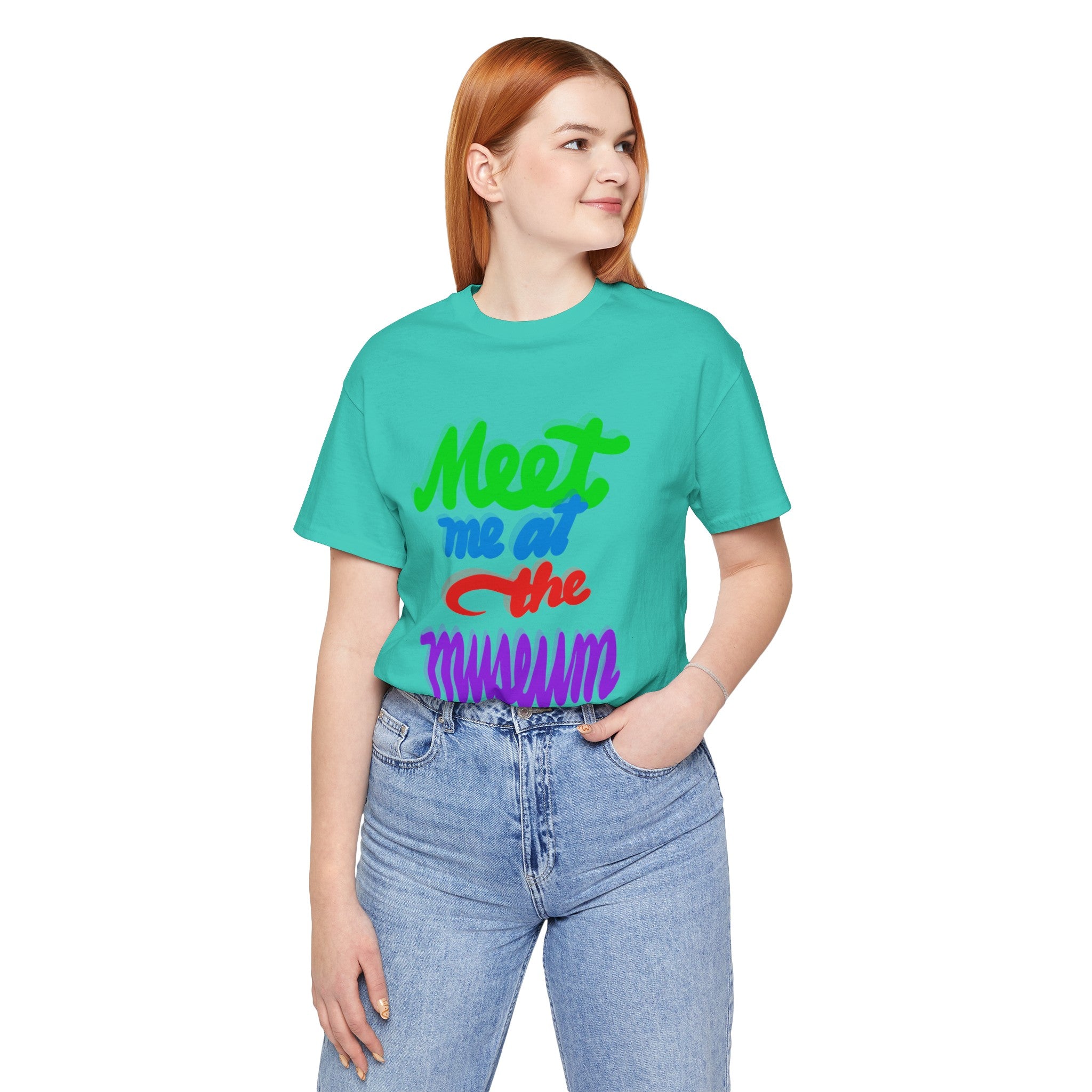 MEET ME AT THE MUSEUM Unisex Jersey Short Sleeve Tee