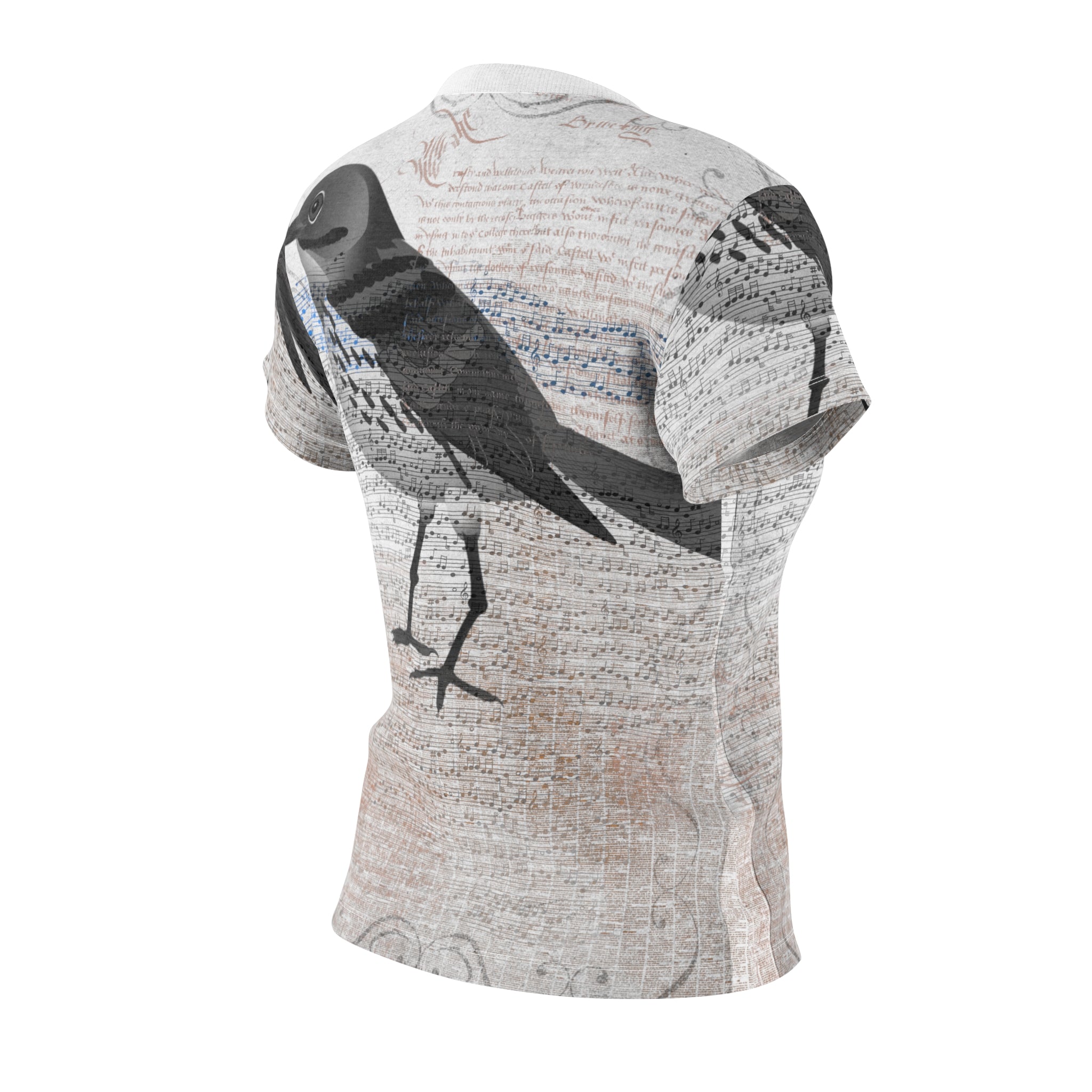 THE WRITTEN BIRD Women's Cut & Sew Tee (AOP)