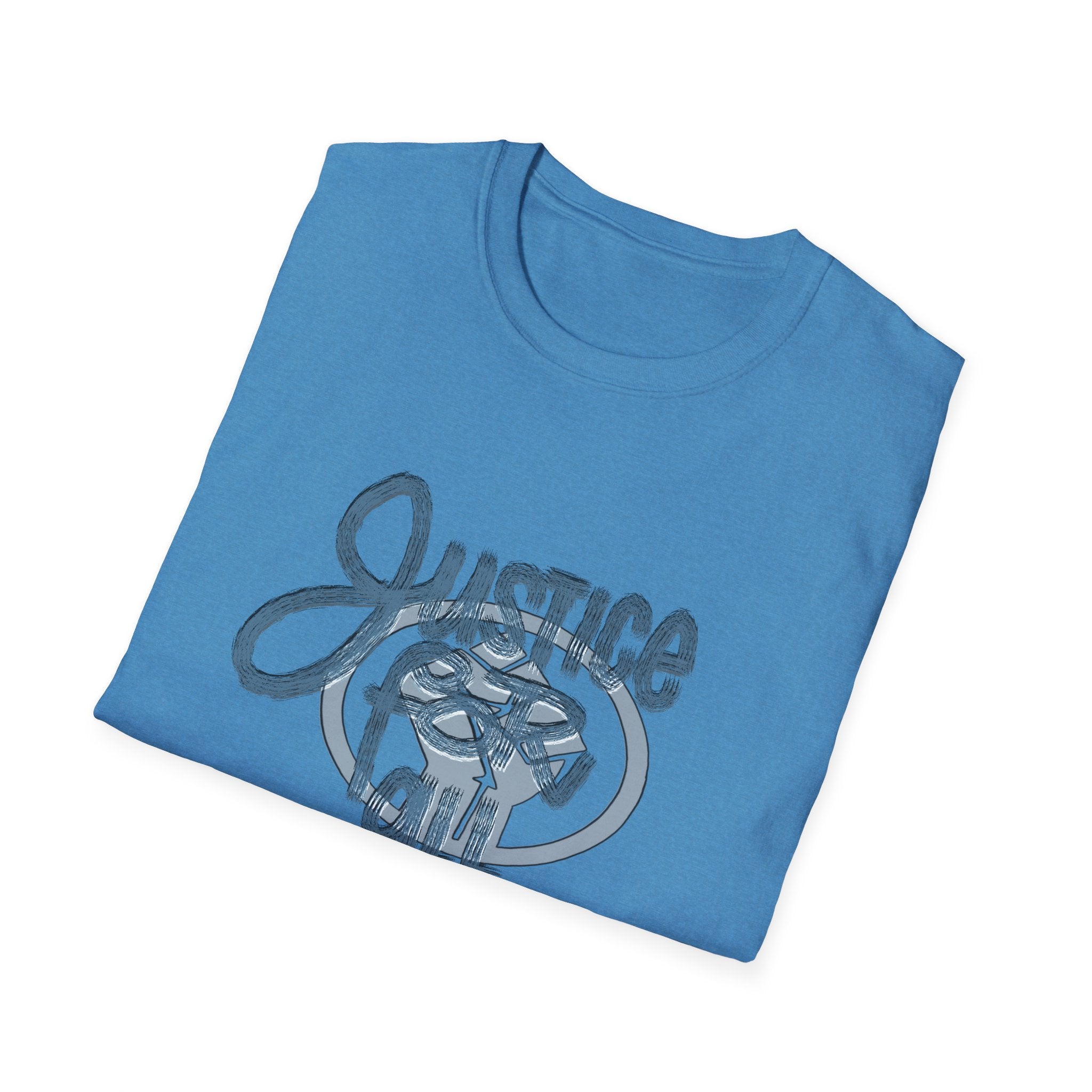 Justice for All Unisex Softstyle T-Shirt - Casual Comfort Tee for Activists