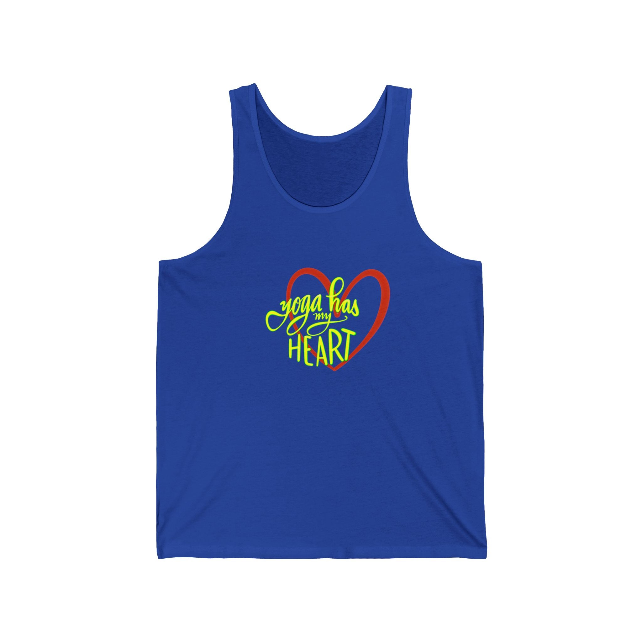 Yoga Has My Heart Jersey Tank