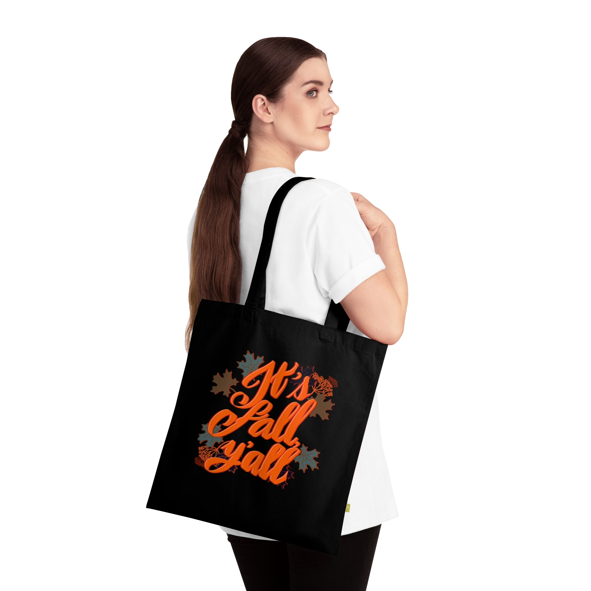 IT’s FALL, Y’ALL Organic Cotton Tote Bag