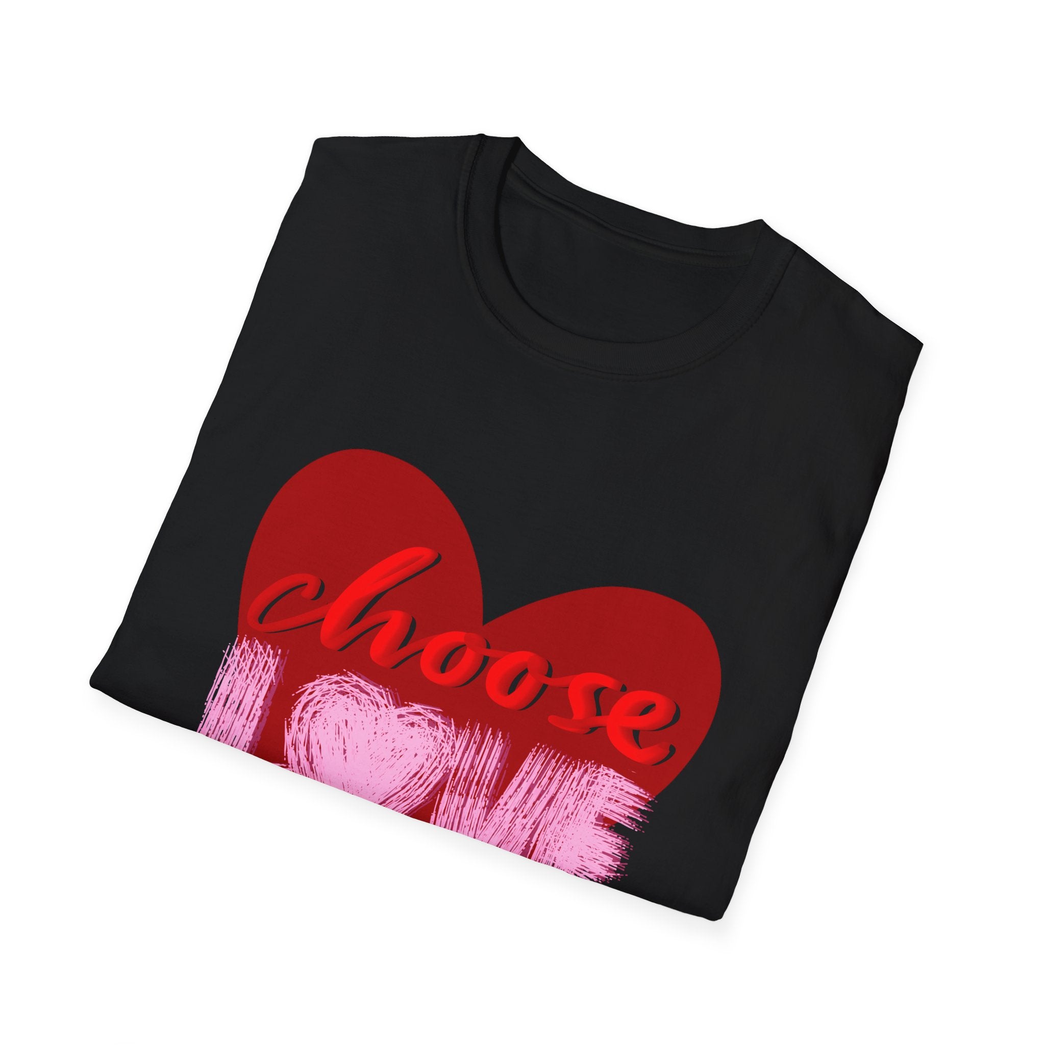 Choose Love Unisex Softstyle T-Shirt - Perfect for Valentine's Day & Everyday Wear
