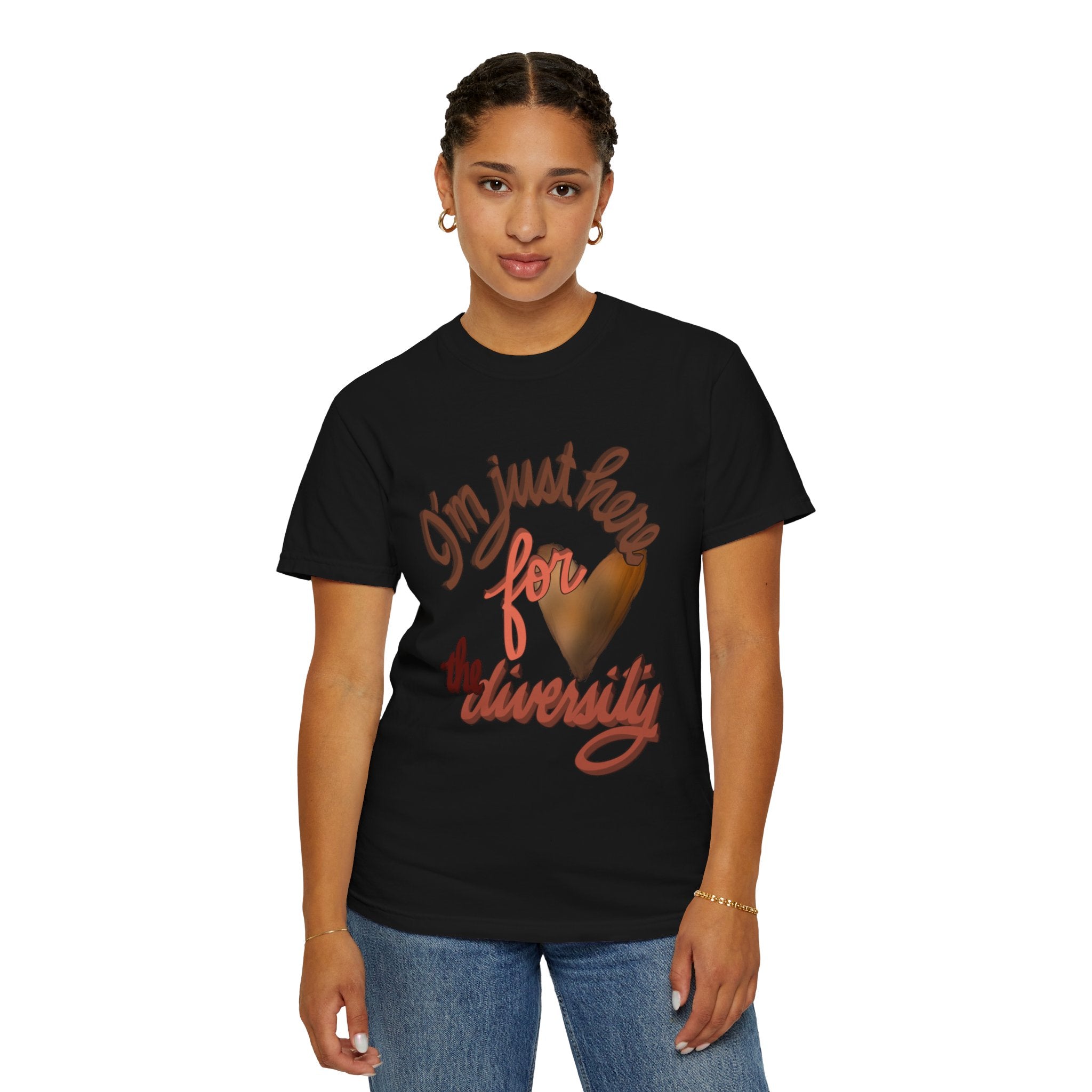 JUST HERE FOR THE DIVERSITY Unisex T-shirt