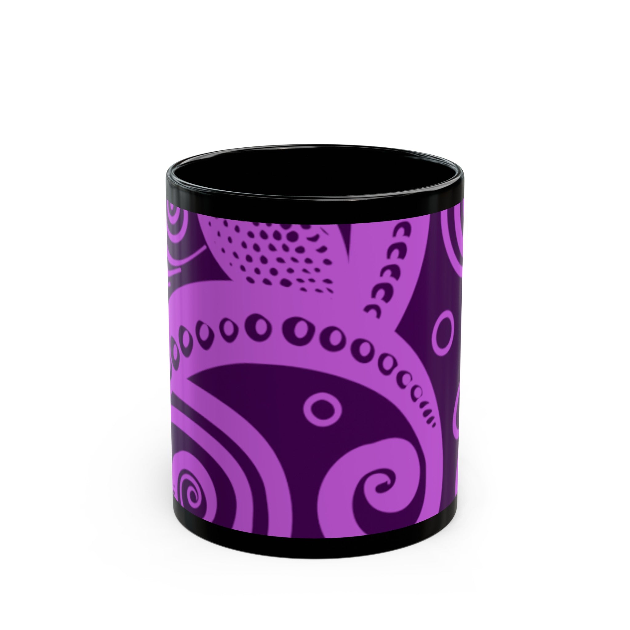 PURPLE PAZE Black Mug (11oz, 15oz)