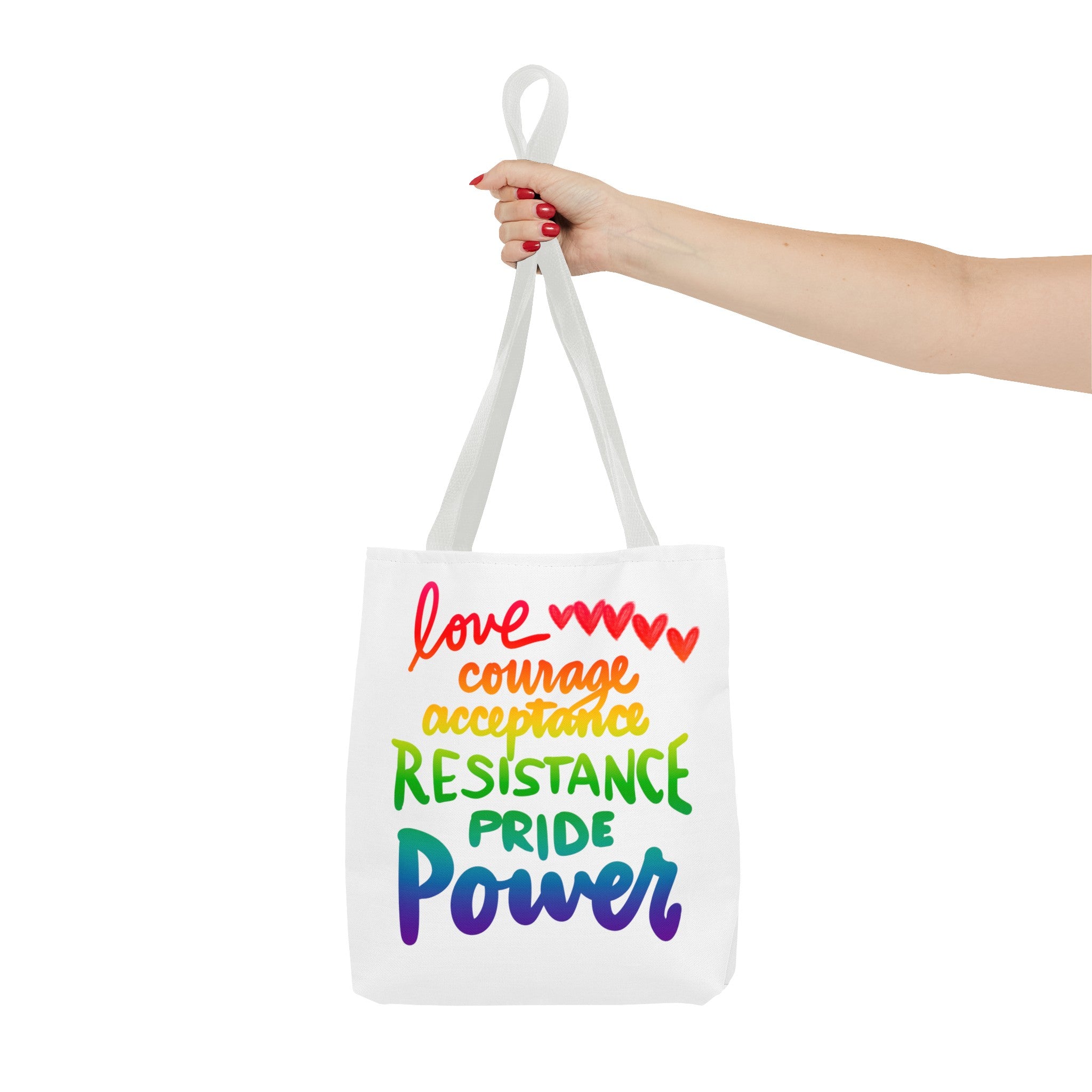 LOVE COURAGE ETC Tote Bag (AOP)