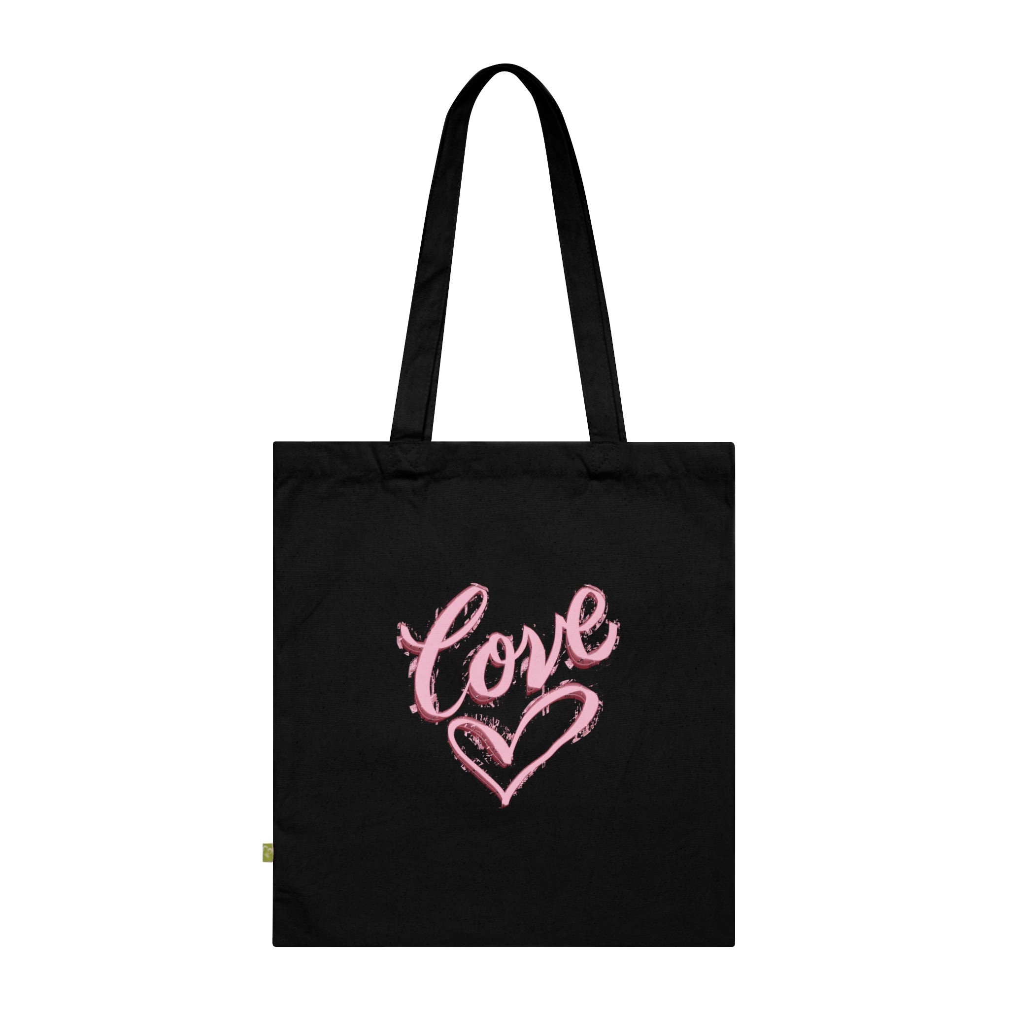 Love Design Organic Cotton Tote Bag - Perfect for Everyday Use & Eco-Friendly Shopping