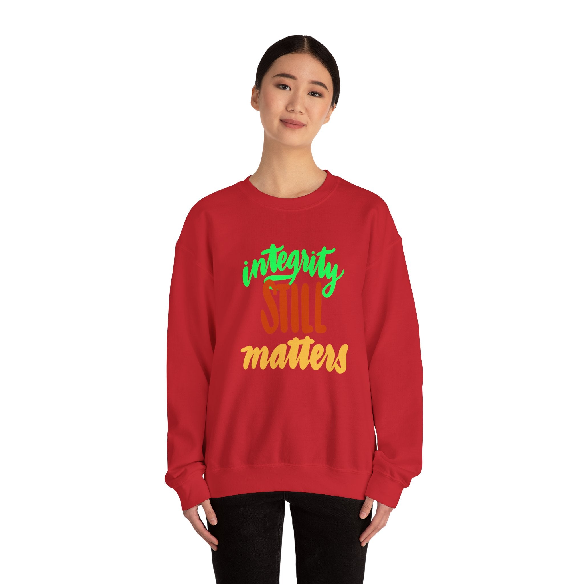 Integrity Still Matters Sweatshirt | Unisex Heavy Blend Crewneck | Cozy Everyday Style
