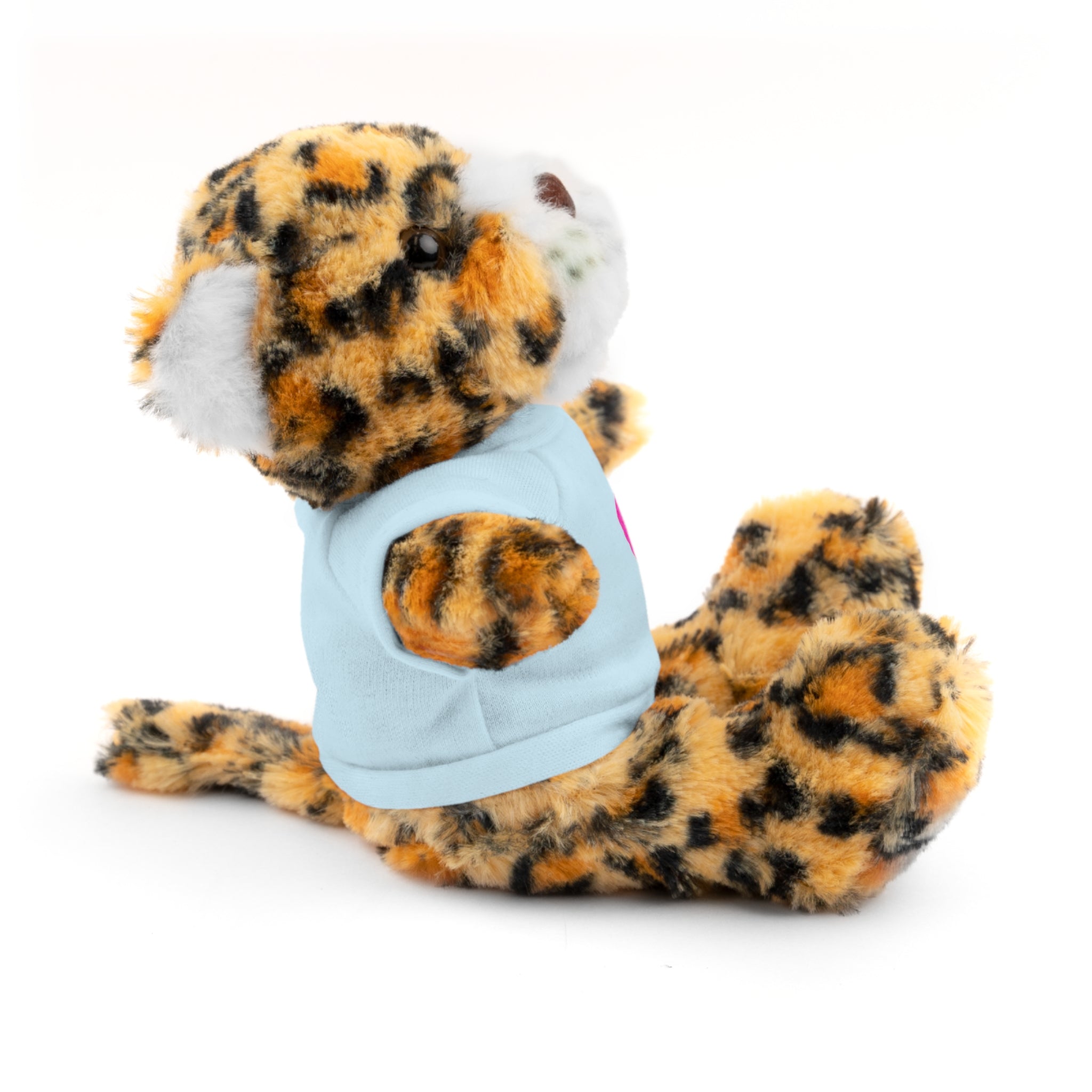 Love Bear Stuffed Animal in Custom Tee - Perfect Gift for Kids and Occasions