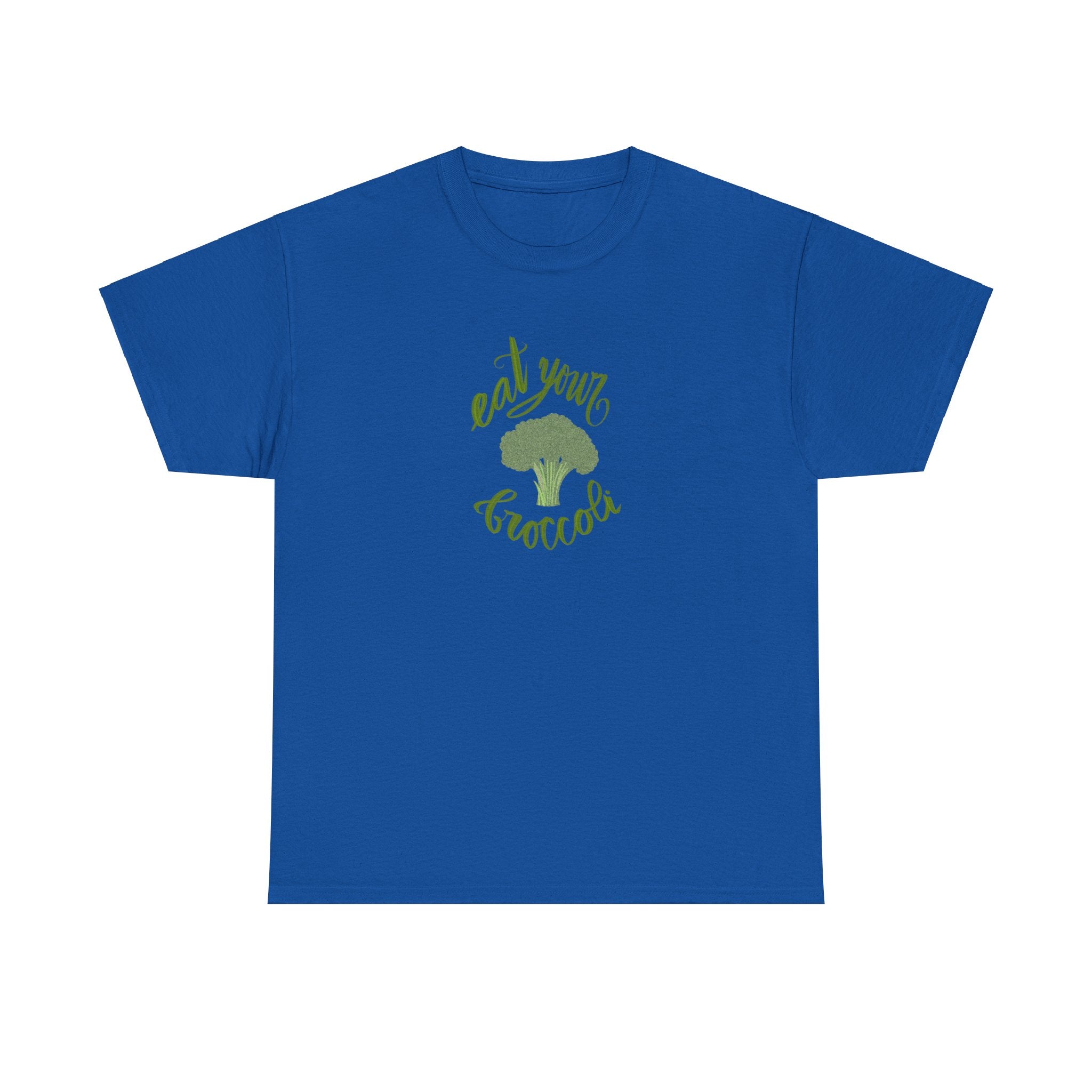 EAT YOUR BROCCOLI Unisex Heavy Cotton Tee