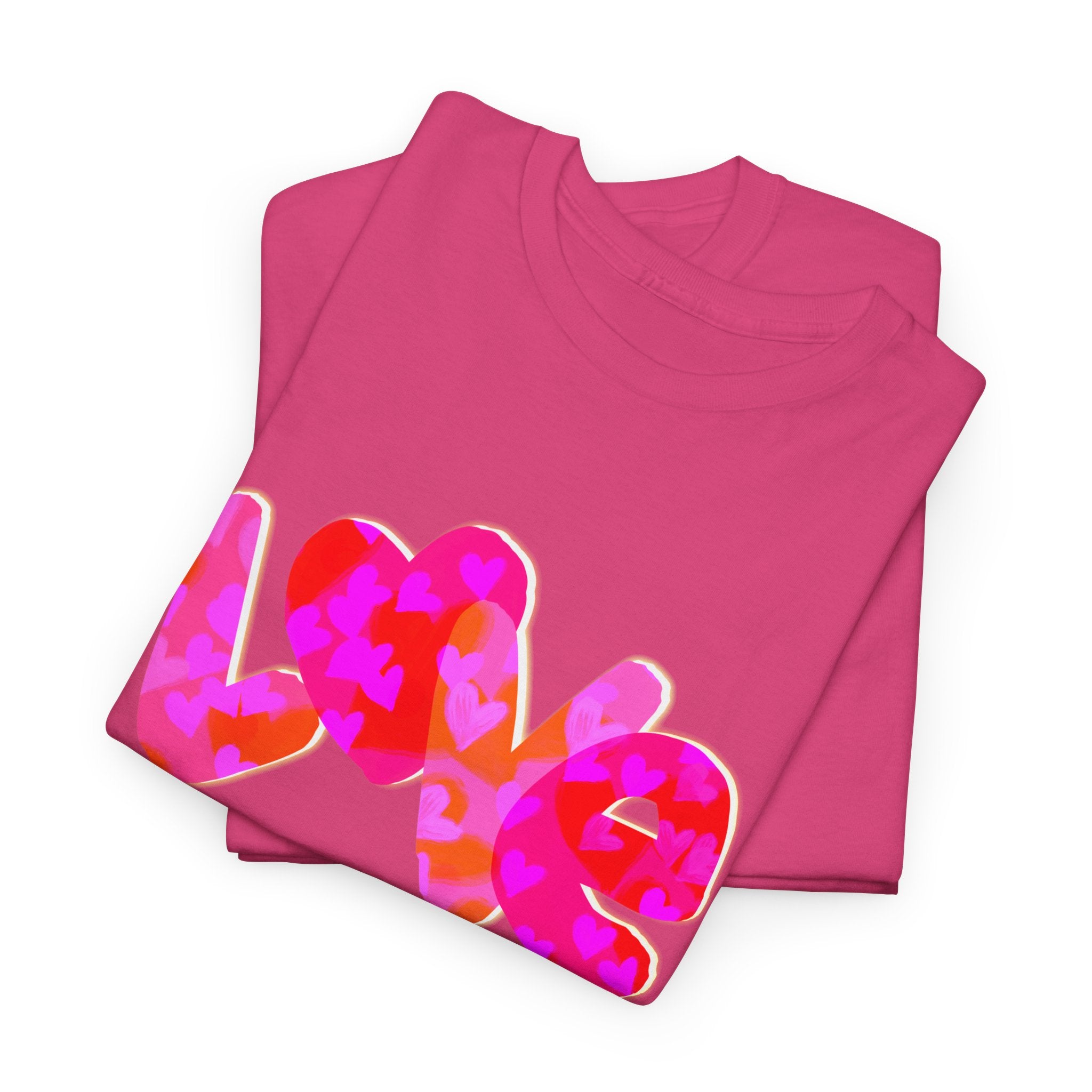 Love Graphic Unisex Heavy Cotton Tee - Perfect for Valentine's Day and Everyday Wear
