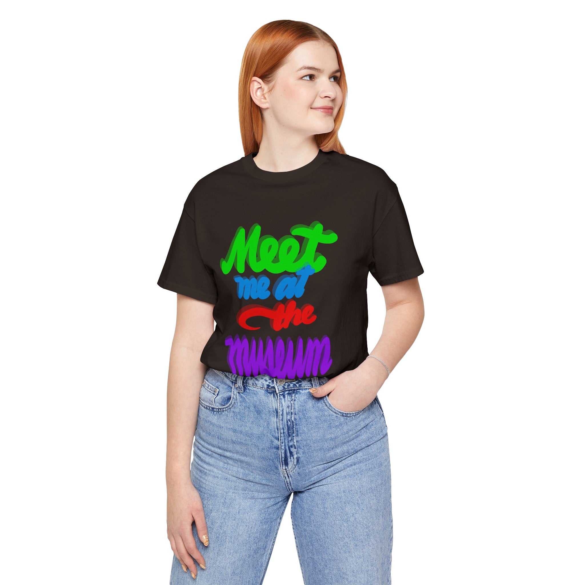 MEET ME AT THE MUSEUM Unisex Jersey Short Sleeve Tee