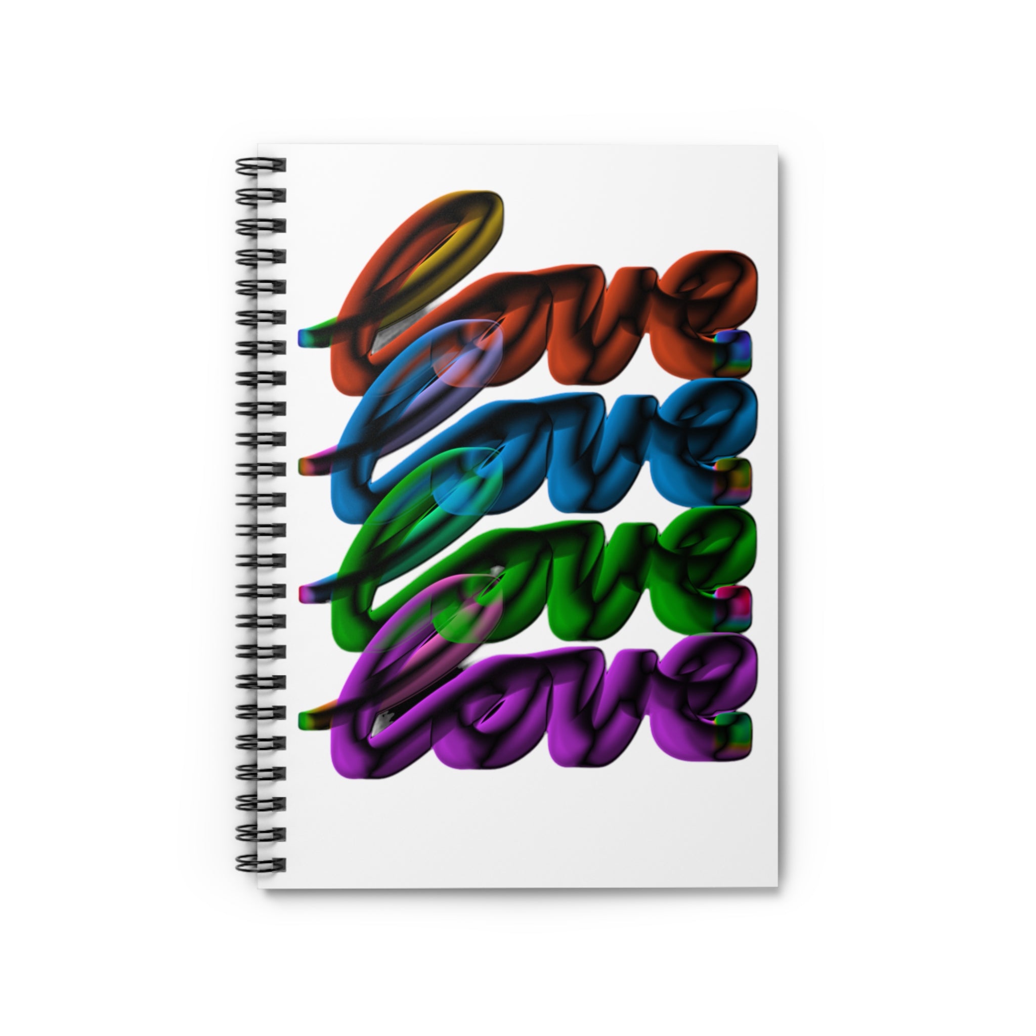 LOVE MULTI Spiral Notebook - Ruled Line