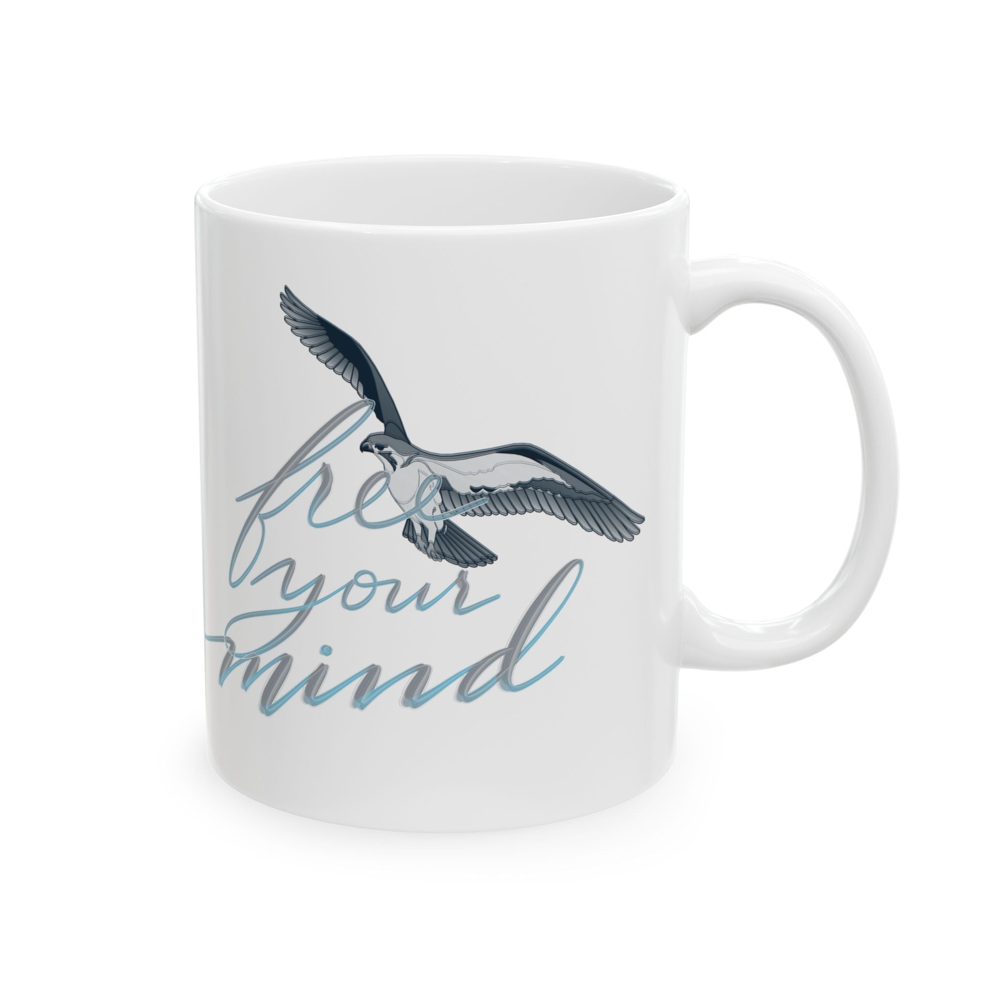 FREE YOUR MIND Ceramic Mug, (11oz)