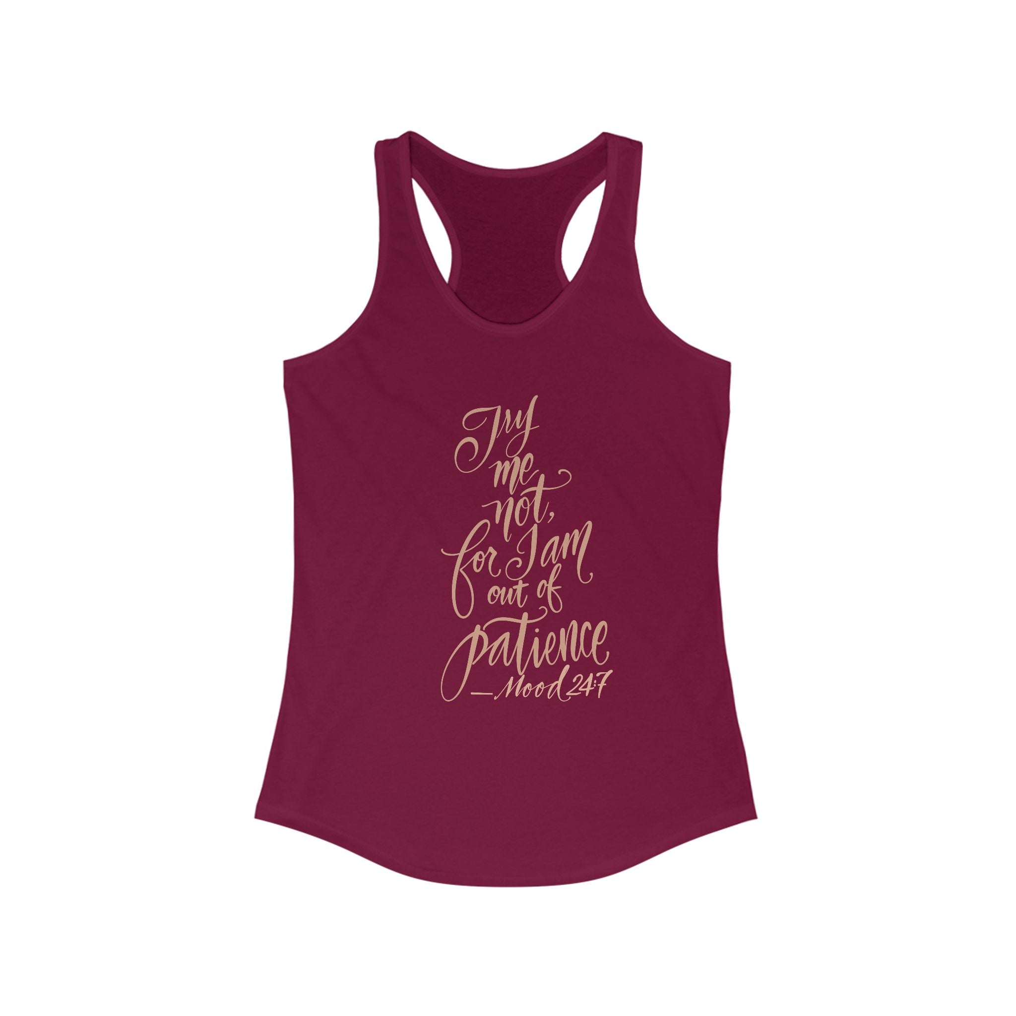Racerback Tank - Try Me Not