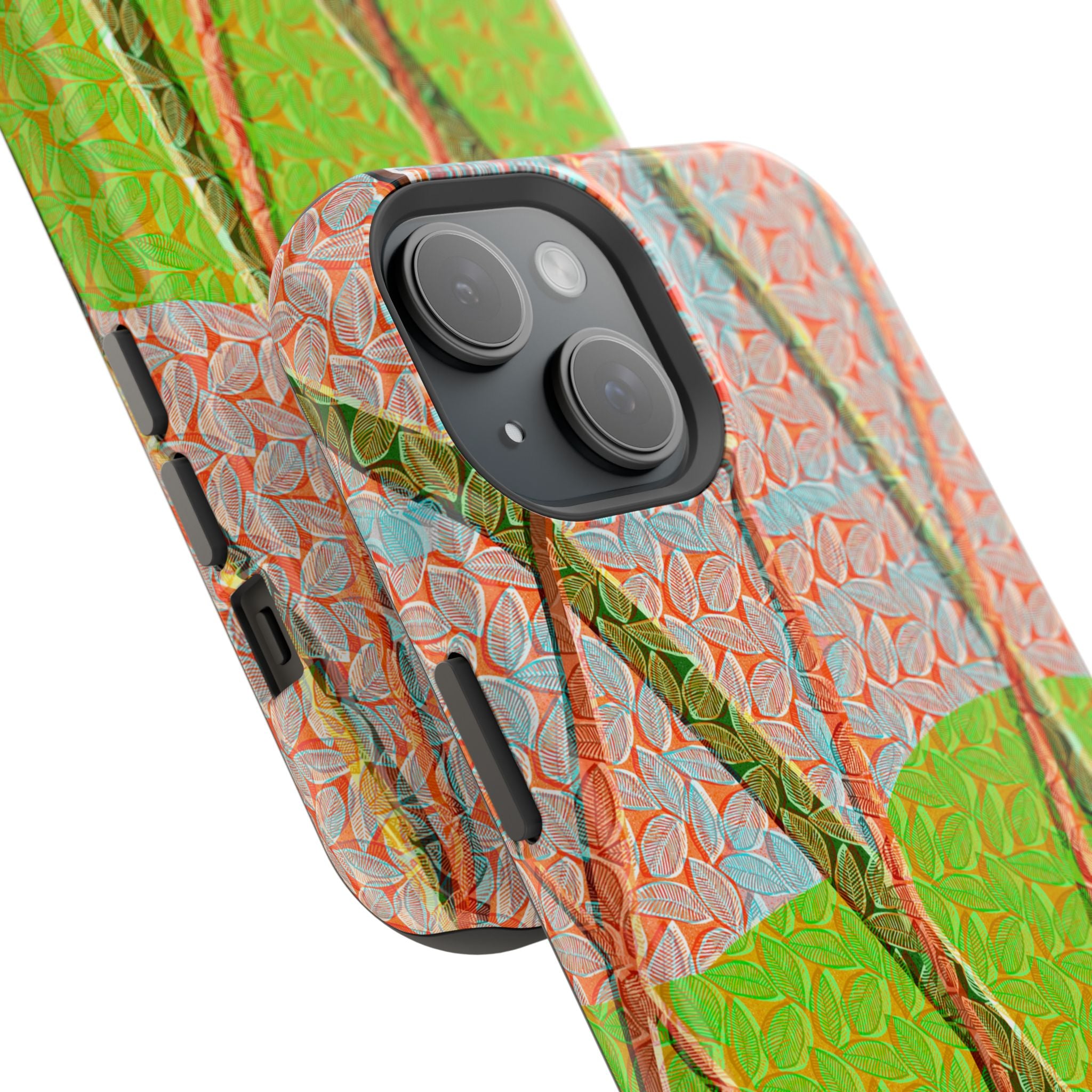 Nature-Inspired Magnetic Tough Phone Case - Vibrant Design for Eco-Lovers