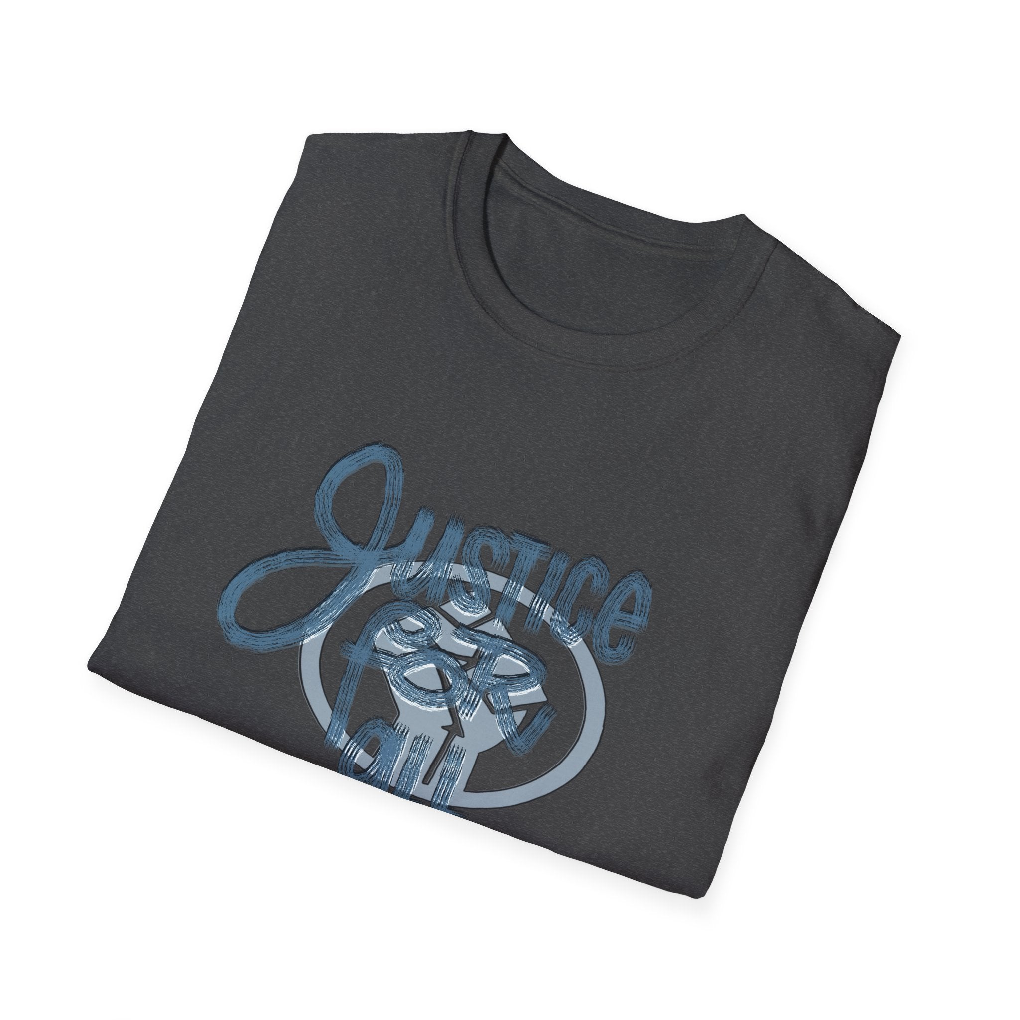 Justice for All Unisex Softstyle T-Shirt - Casual Comfort Tee for Activists