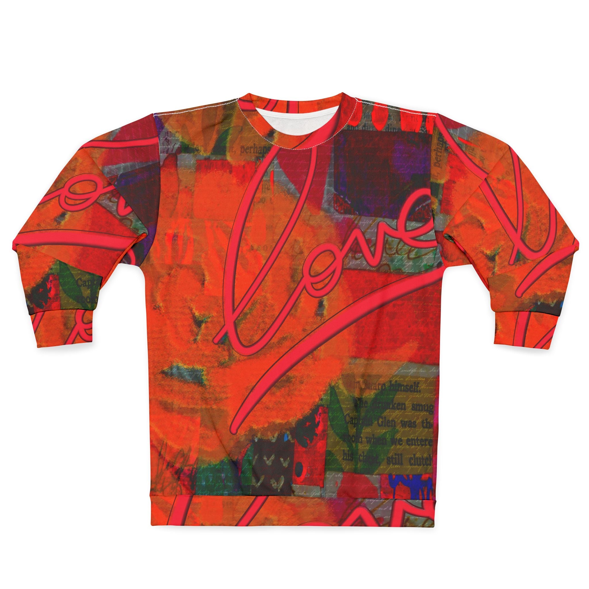 Vibrant Love Unisex Sweatshirt - Bold Art for Every Occasion