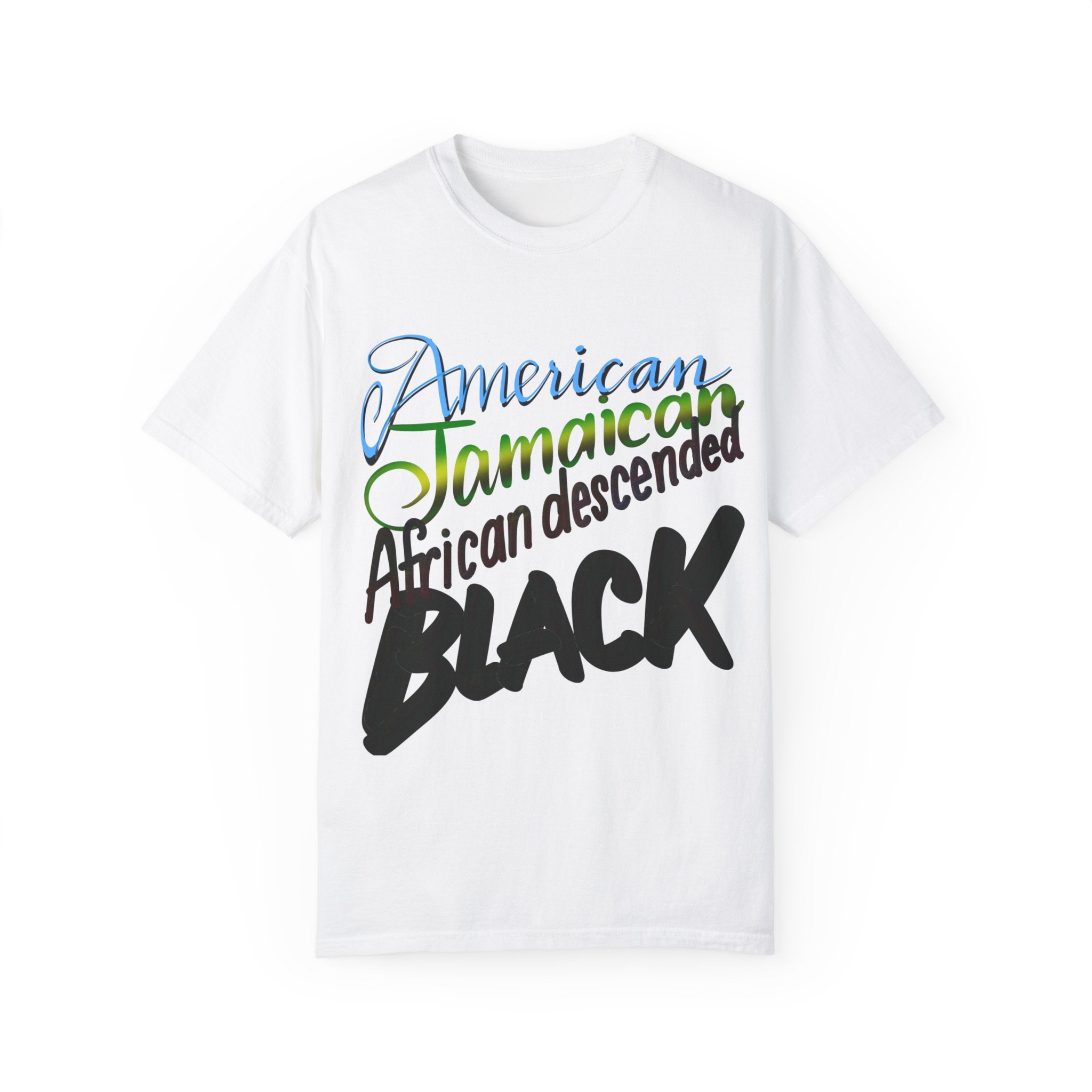 AMERICAN/JAMAICAN etc Unisex Garment-Dyed T-shirt