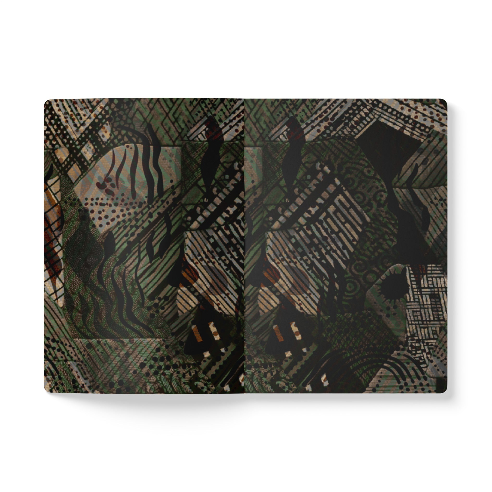 THOUGHTS AND DREAMS Softcover Journal (with Inside Prints)