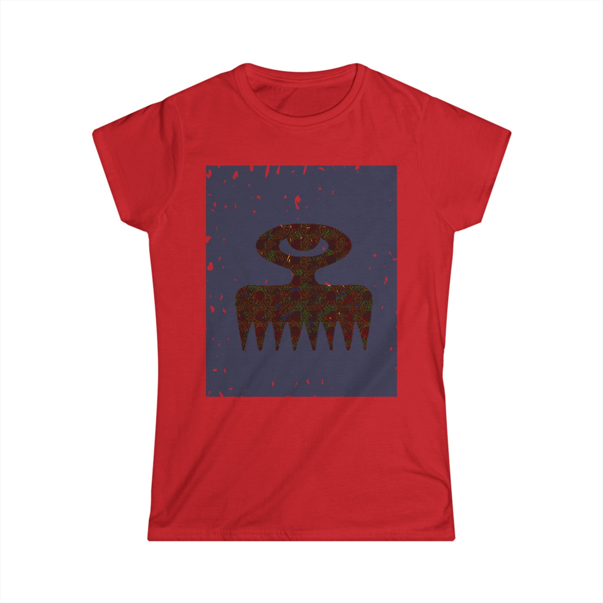 BEAUTY_ ADINKRA SYMBOL Women's Softstyle Tee