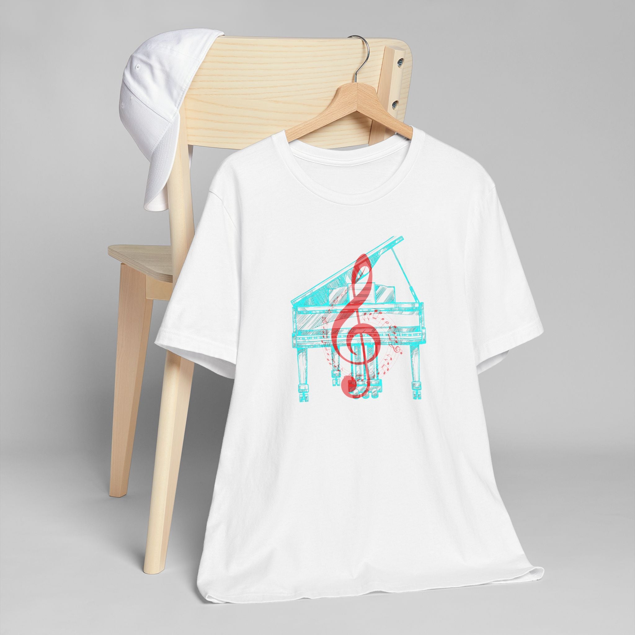 Upright Piano Jersey T-Shirt