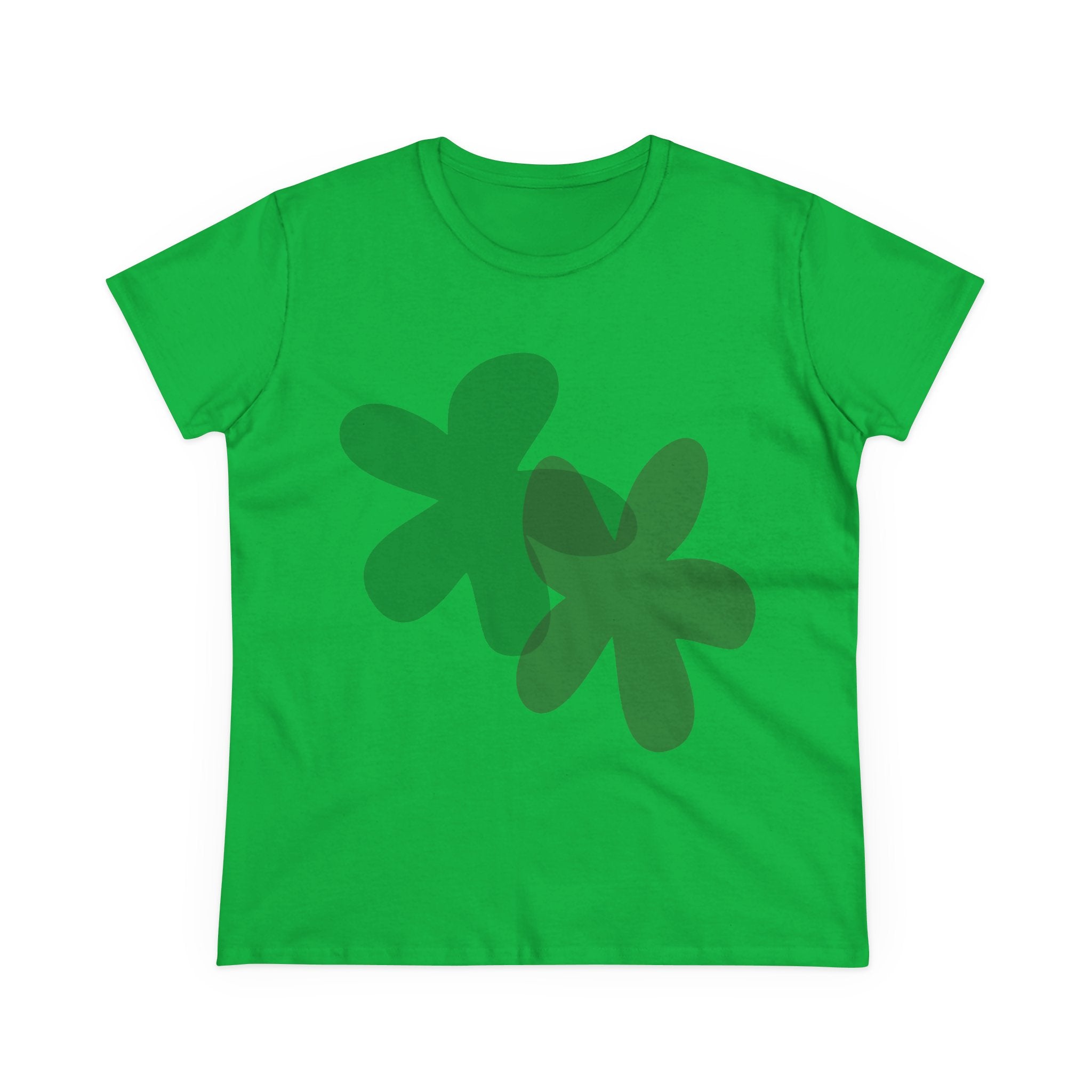 Trendy Women's Floral Cotton Tee - Casual Everyday Style