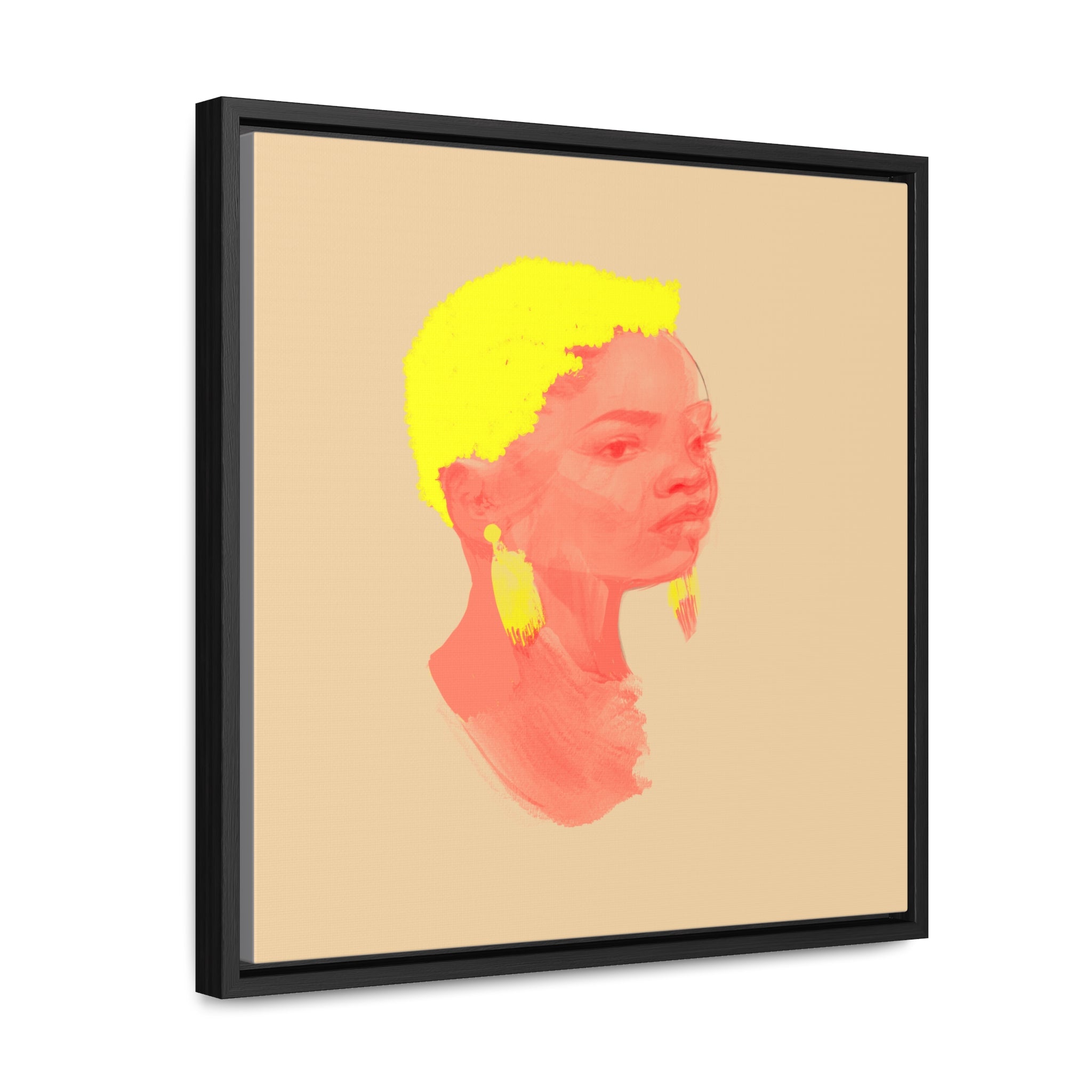 IMANI Original Watercolor, Square Frame